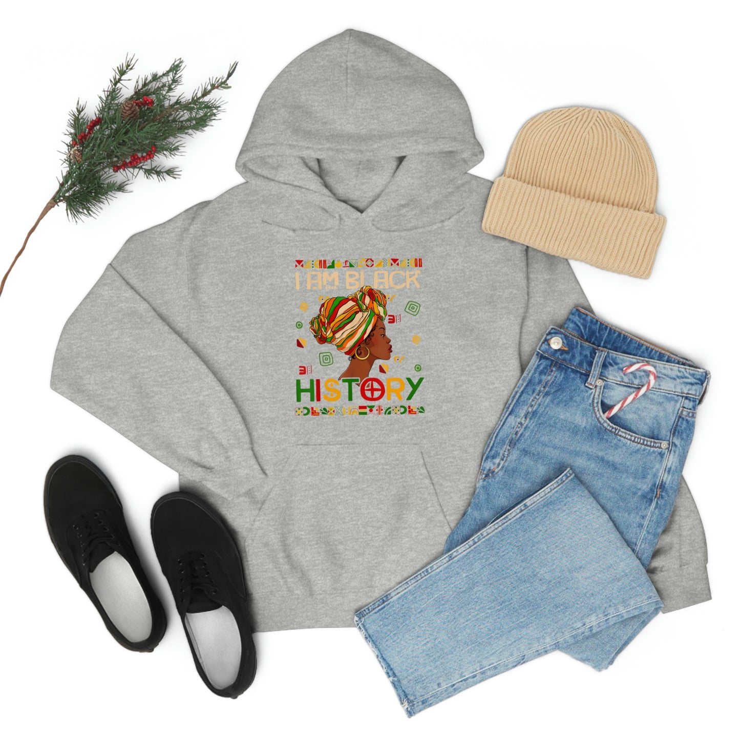 I am Black History Unisex Heavy Blend™ Hoodie
