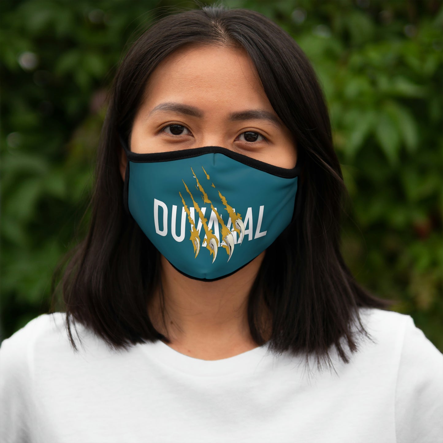 Jags Fitted Polyester Face Mask