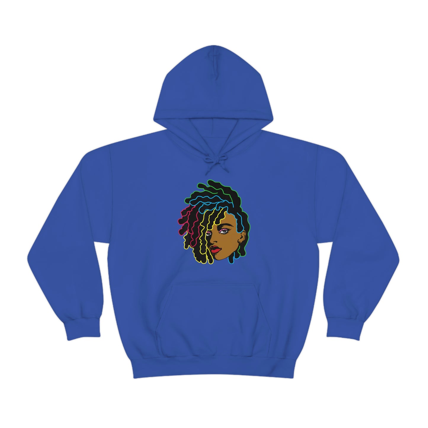 Black Woman Unisex Heavy Blend™ Hoodie