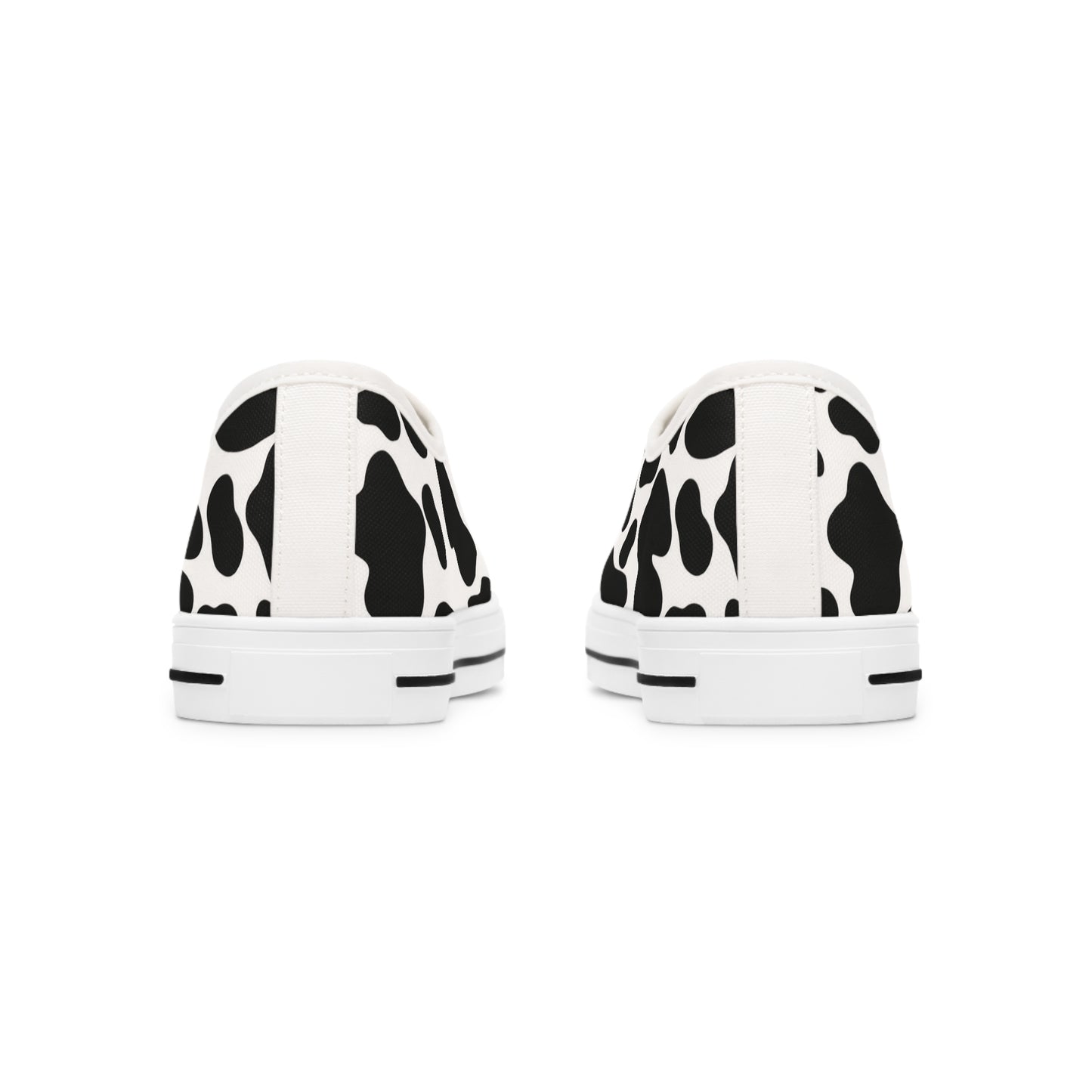 Women's Low Top Cow Print Sneakers