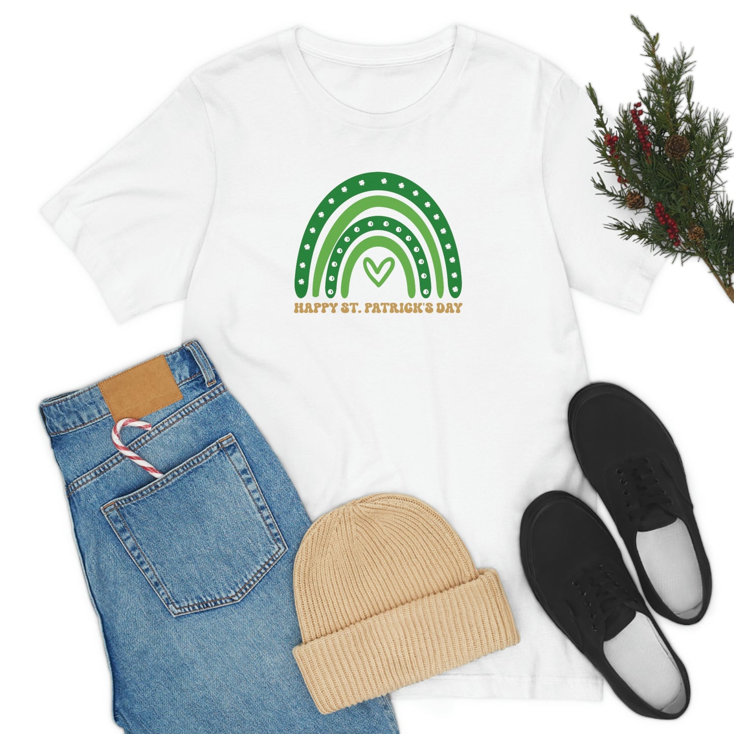 Happy St Patricks Day Unisex Jersey Short Sleeve Tee