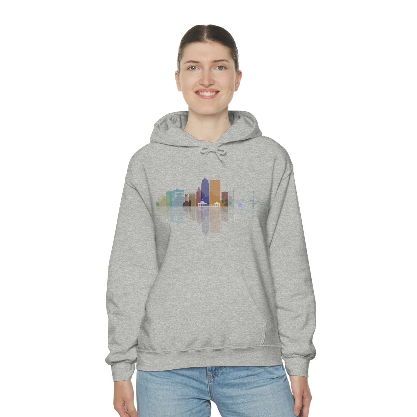 Downtown Jacksonville Unisex Heavy Blend™ Hooded Sweatshirt