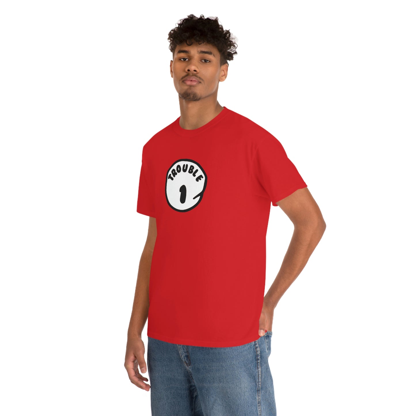 Trouble 1 Unisex Heavy Cotton Tee