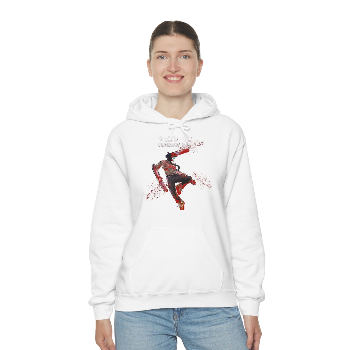 Denji Chainsaw Unisex Heavy Blend Pullover Hoodie