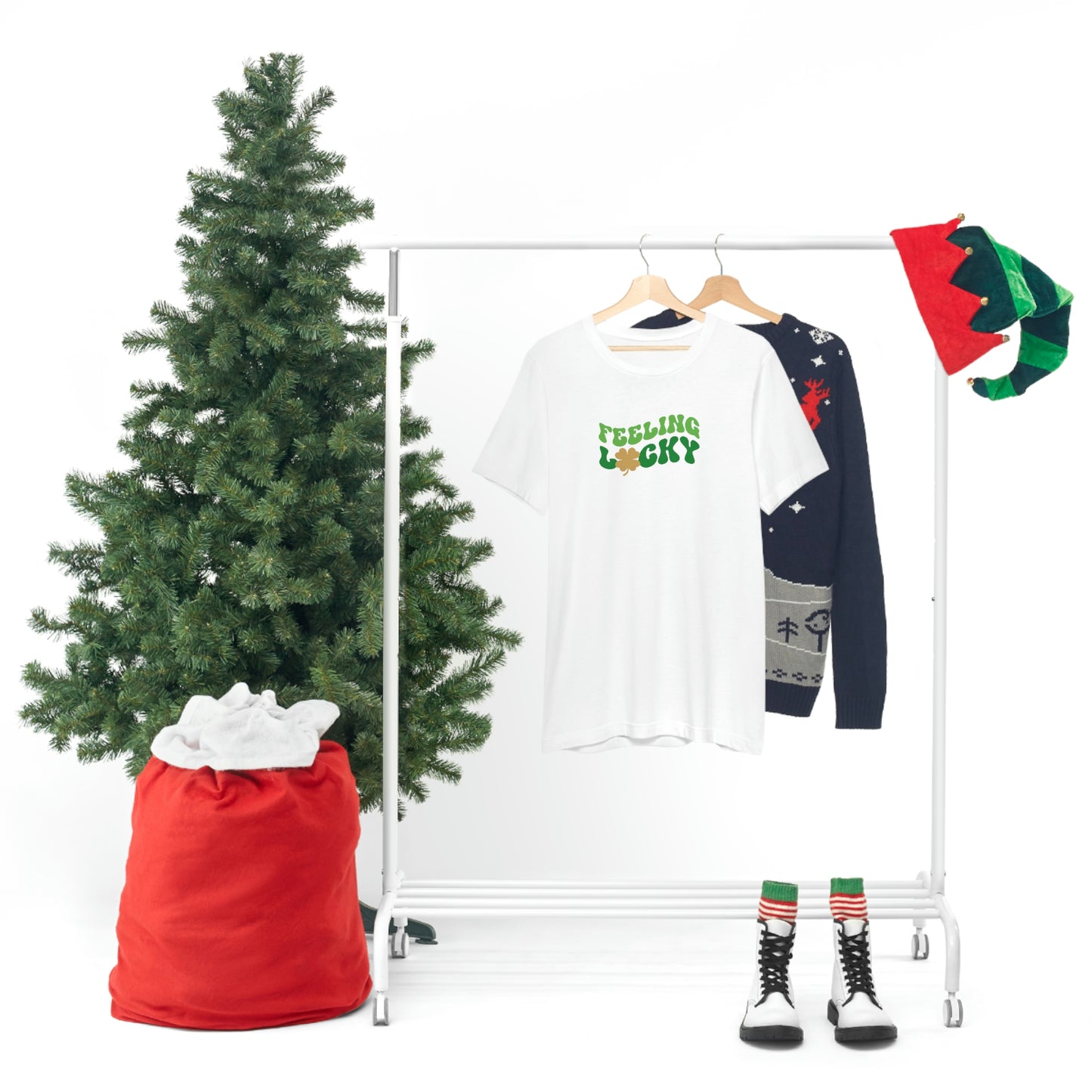 Feeling Lucky, St Patricks Day Unisex Jersey Short Sleeve Tee