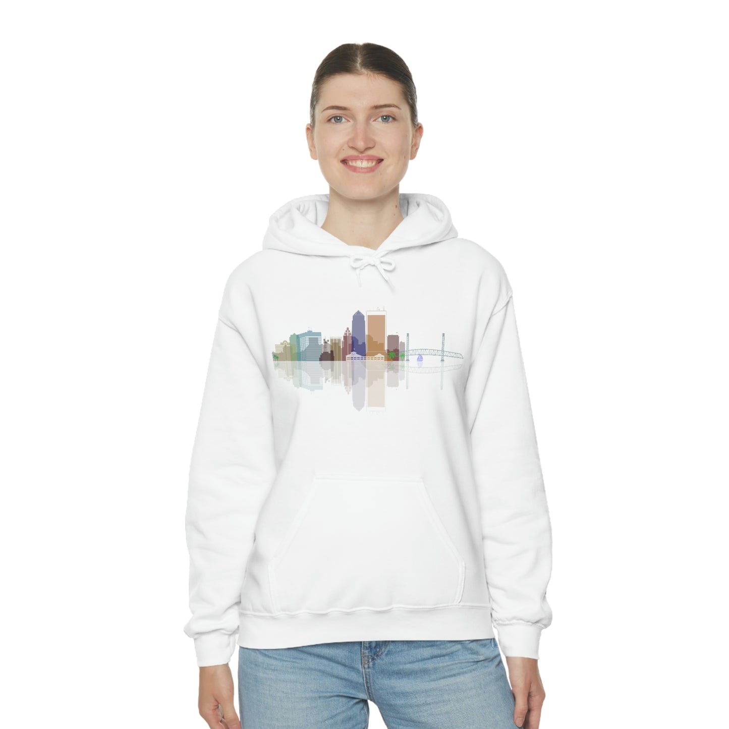 Downtown Jacksonville Unisex Heavy Blend™ Hooded Sweatshirt