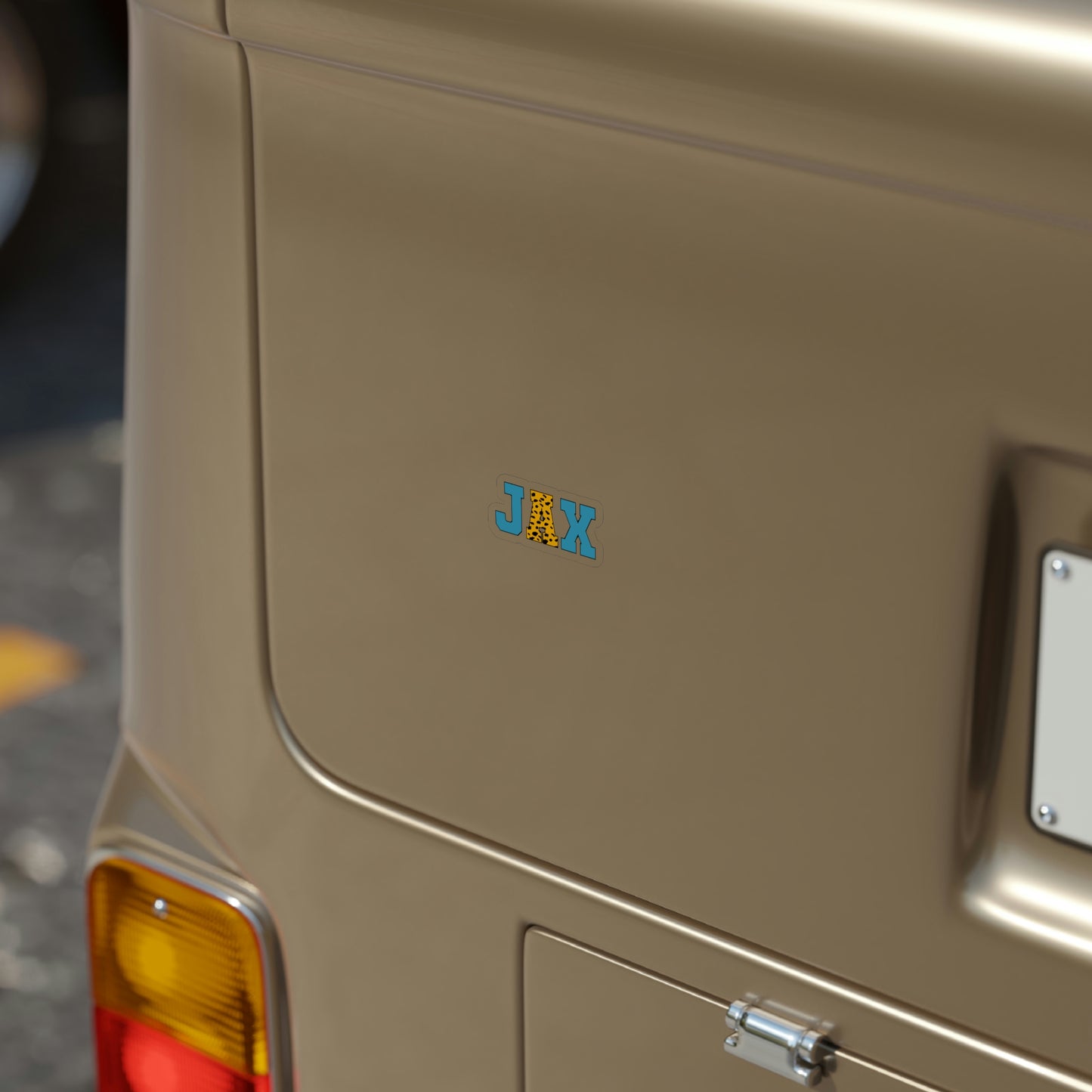 JAX Transparent Outdoor Stickers, Die-Cut, 1pcs
