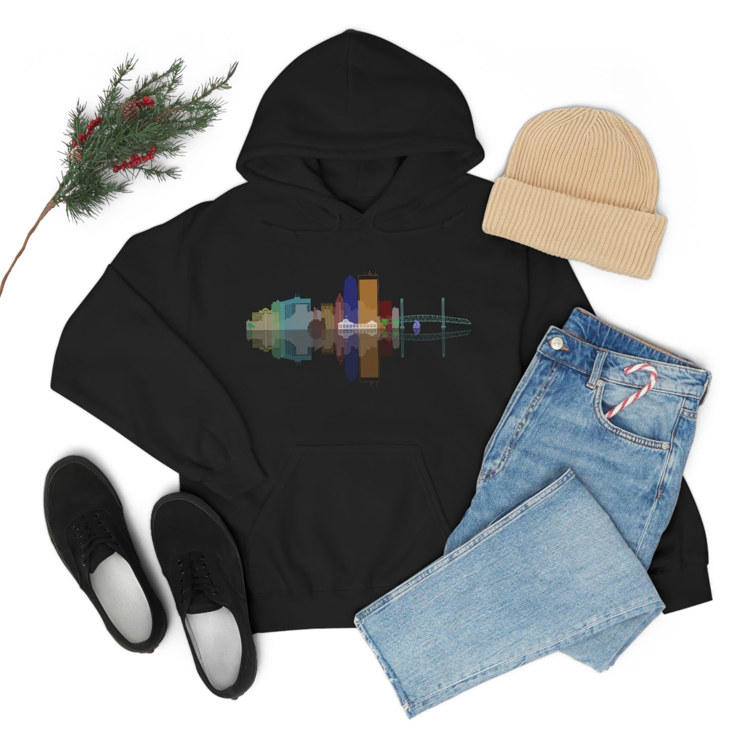 Downtown Jacksonville Unisex Heavy Blend™ Hooded Sweatshirt