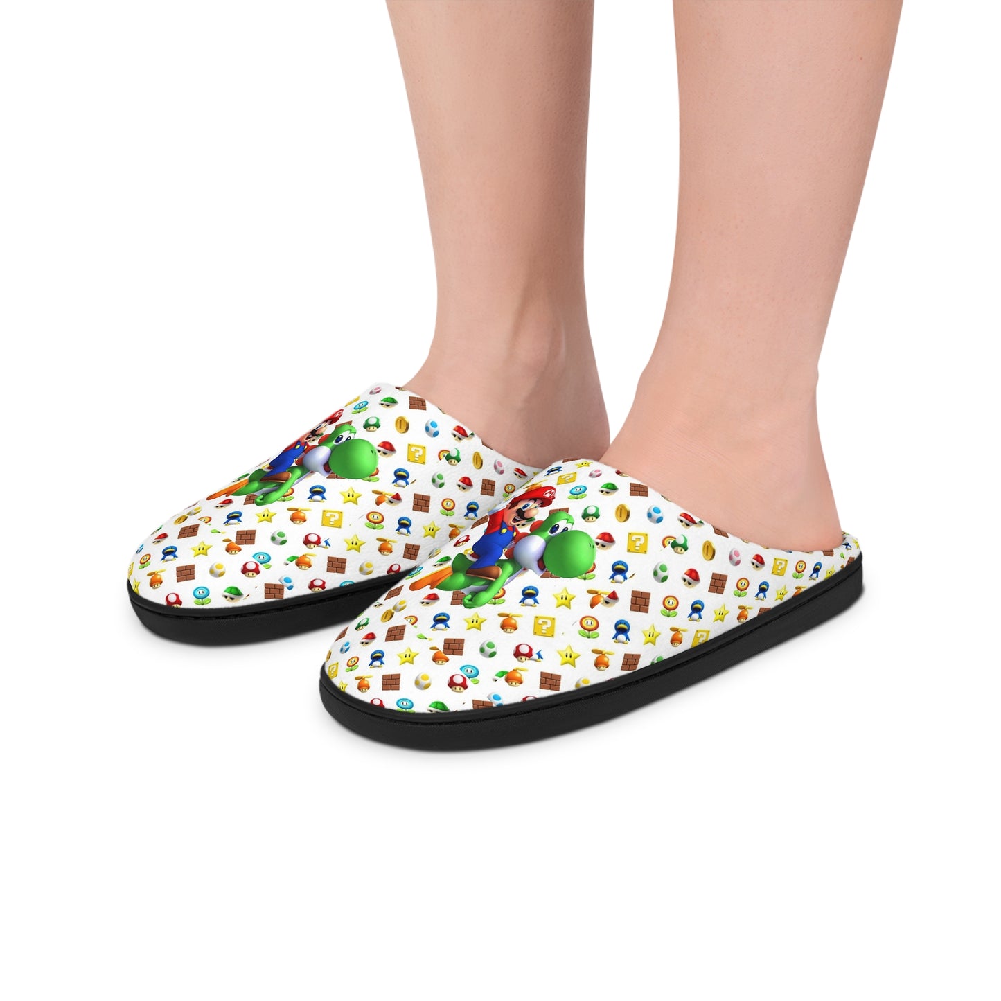 Mario/Yoshi Men's Indoor Slippers
