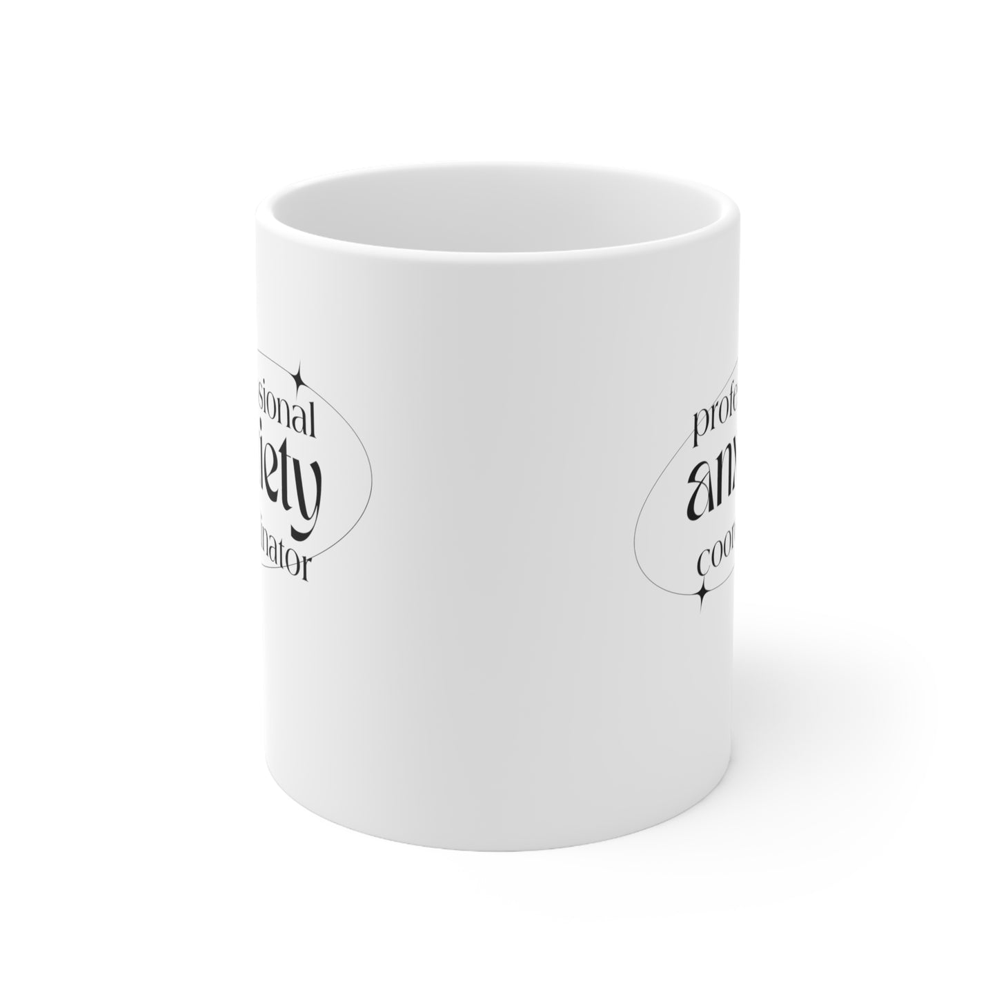 "Professional Anxiety Coordinator" Novelty Mug - Perfect Gift for Humor and Coffee Lovers