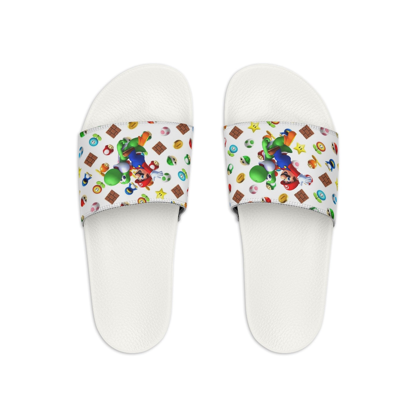 Mario/Yoshi Youth Slide Sandals