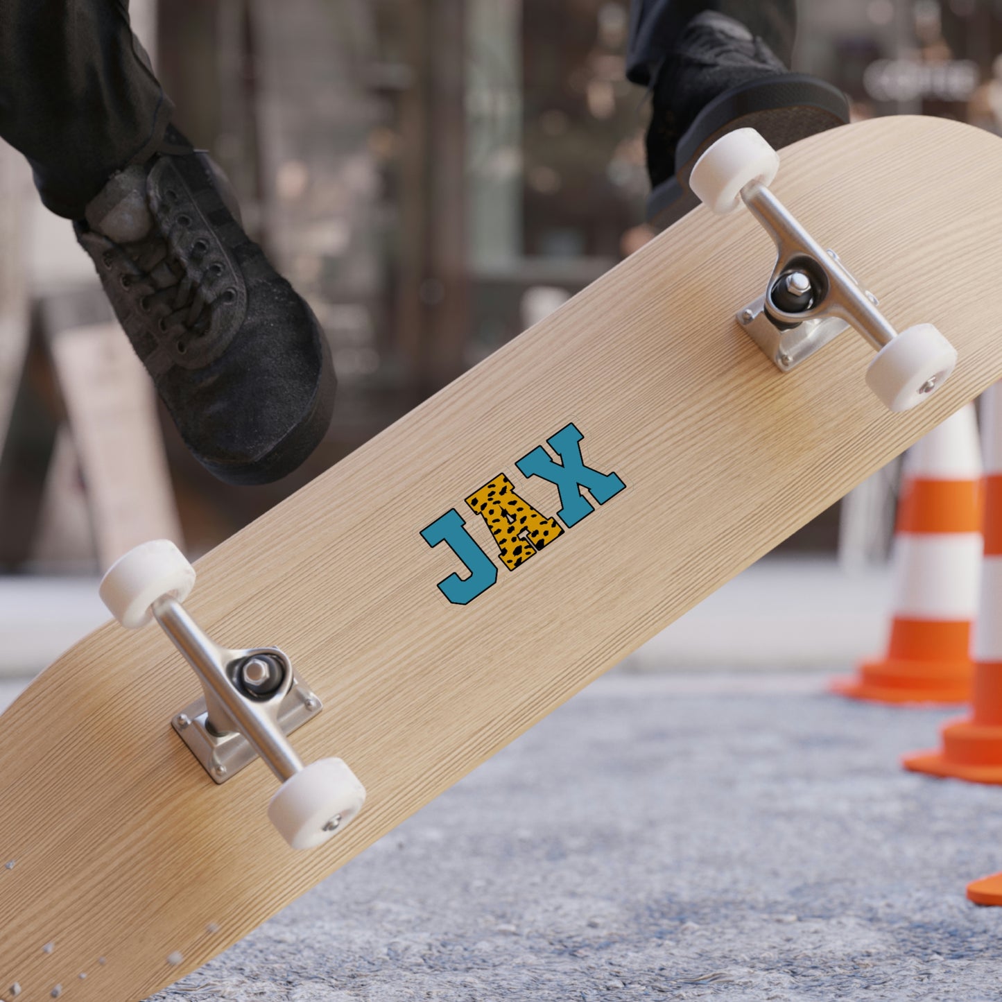 JAX Transparent Outdoor Stickers, Die-Cut, 1pcs