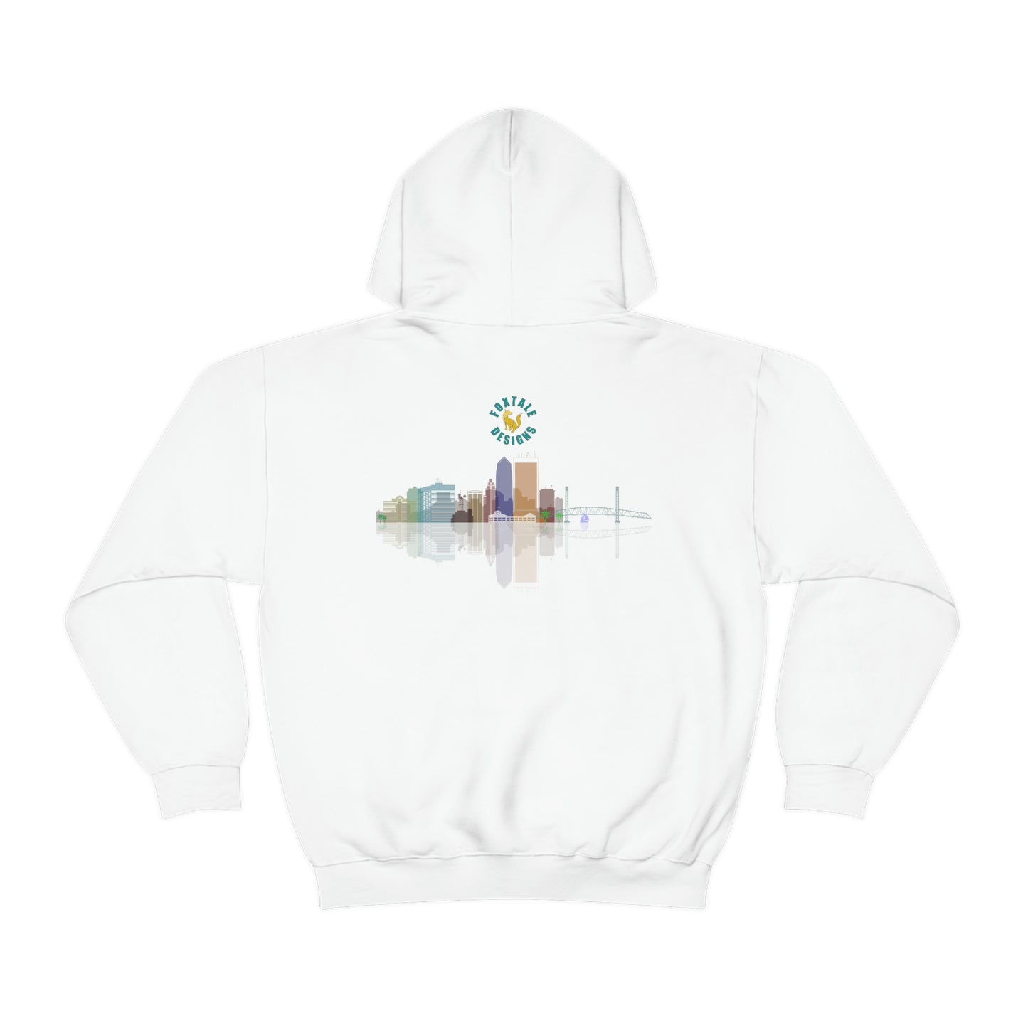 904 City Skyline with black background Unisex Heavy Blend™ Hooded Sweatshirt