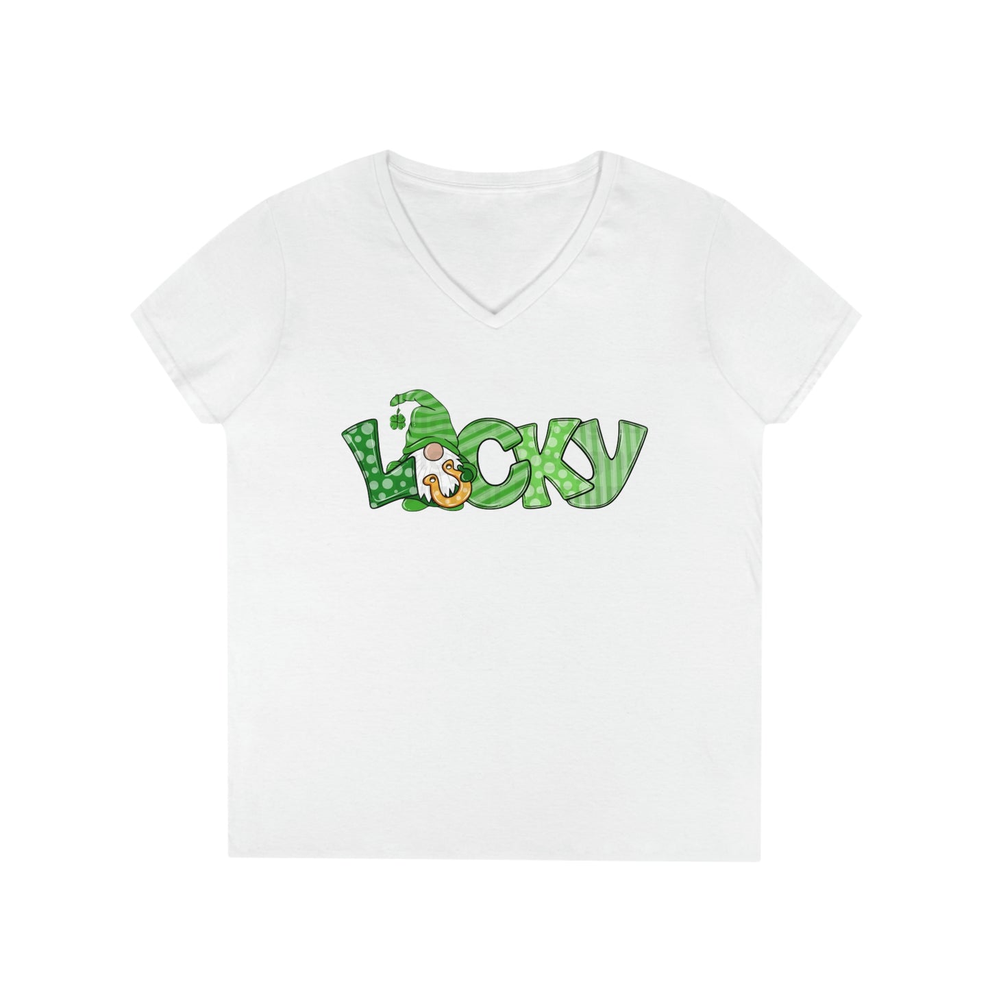 Ladies' Saint Patrick’s Day V-Neck T-Shirt