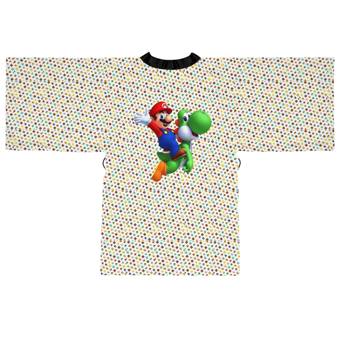 Mario/Yoshi Long Sleeve Kimono Robe.