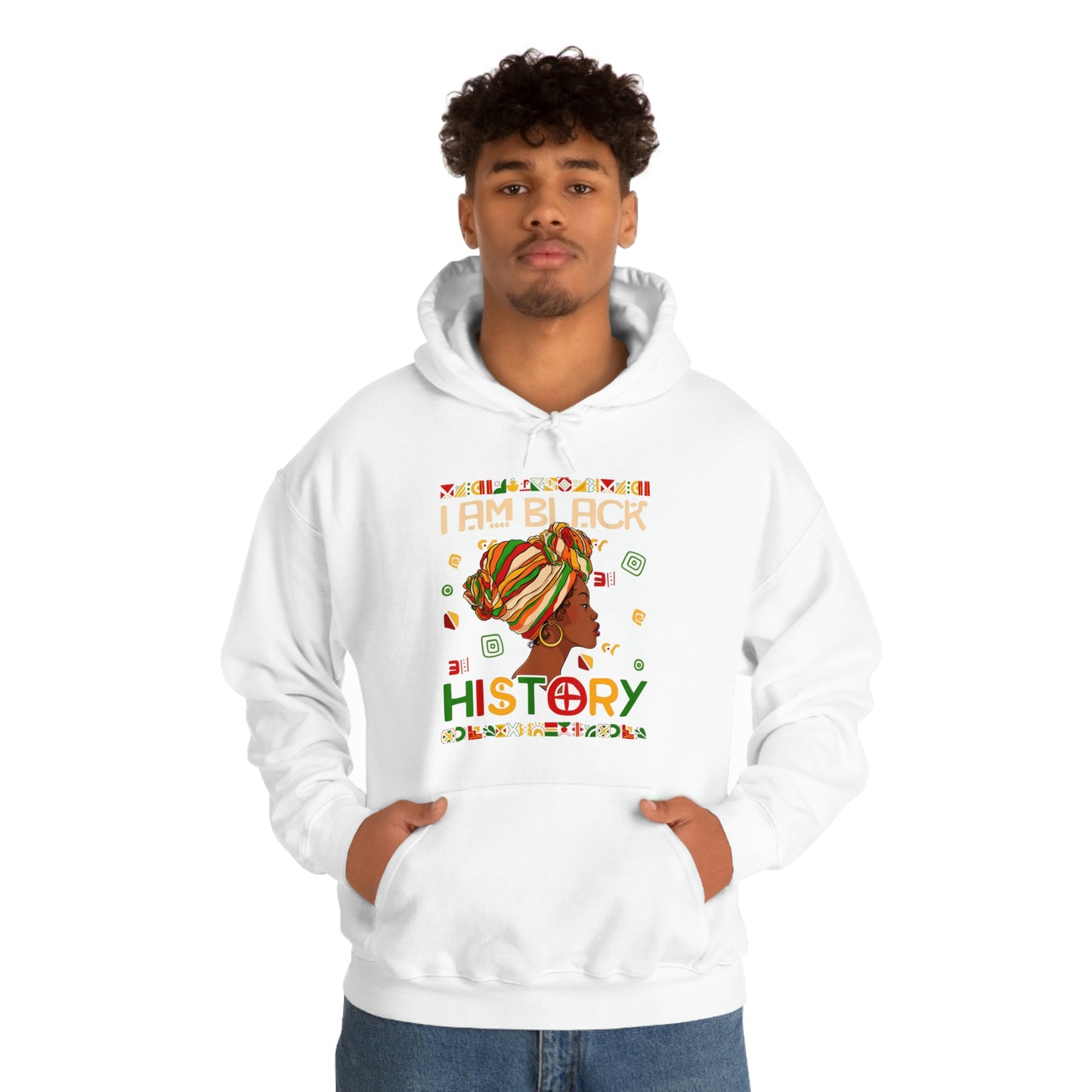 I am Black History Unisex Heavy Blend™ Hoodie