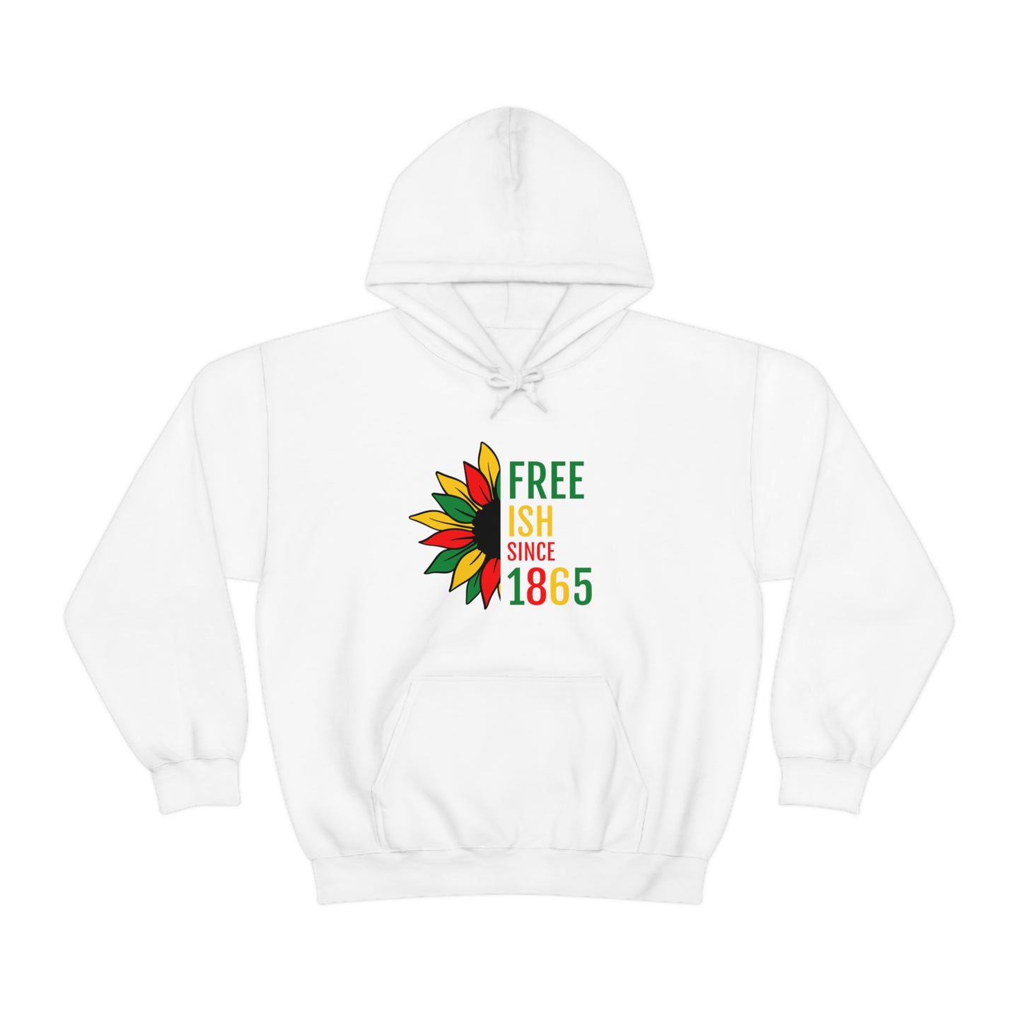 "Free Ish Since 1865" Hoodie | Unisex Heavy Blend™ Sweatshirt