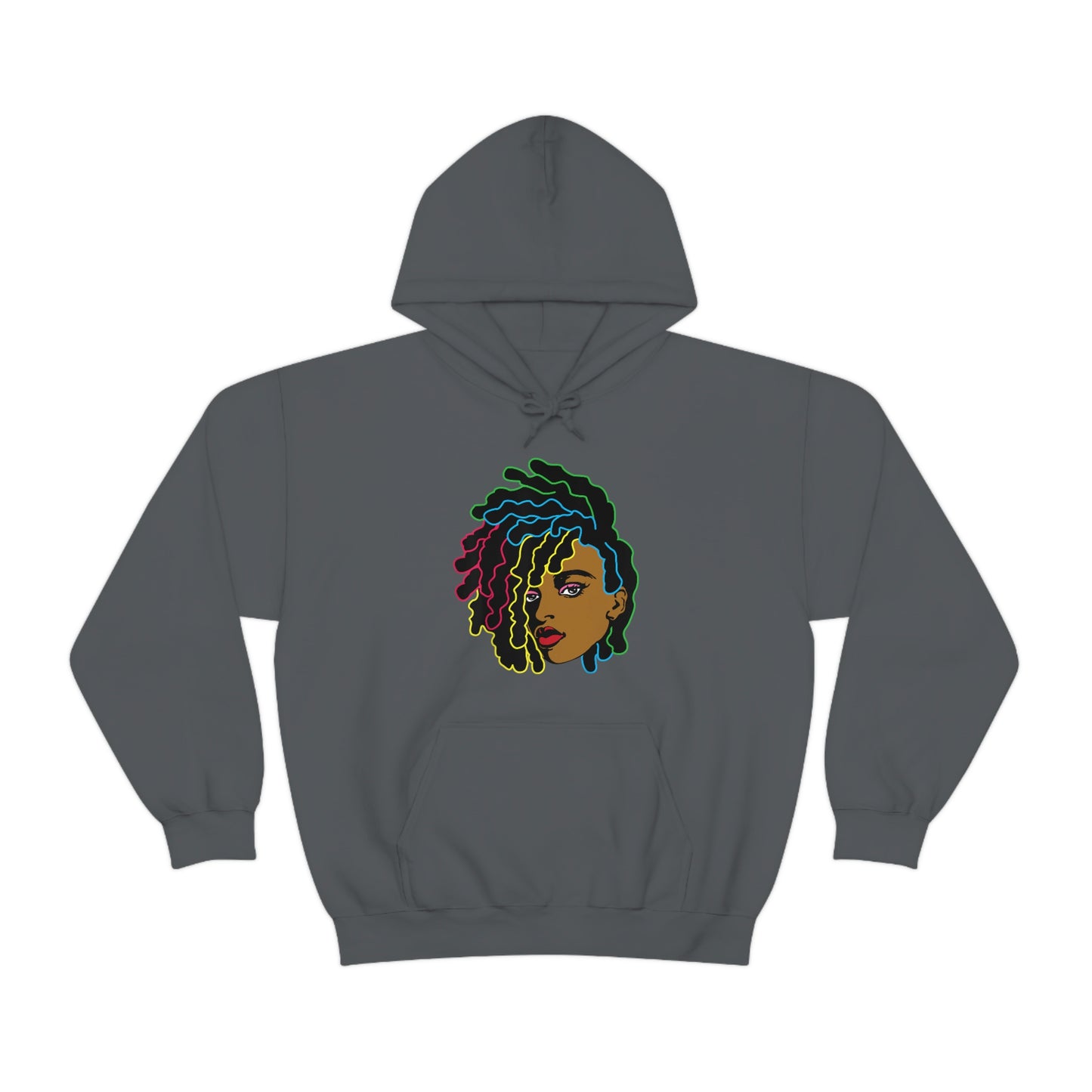 Black Woman Unisex Heavy Blend™ Hoodie