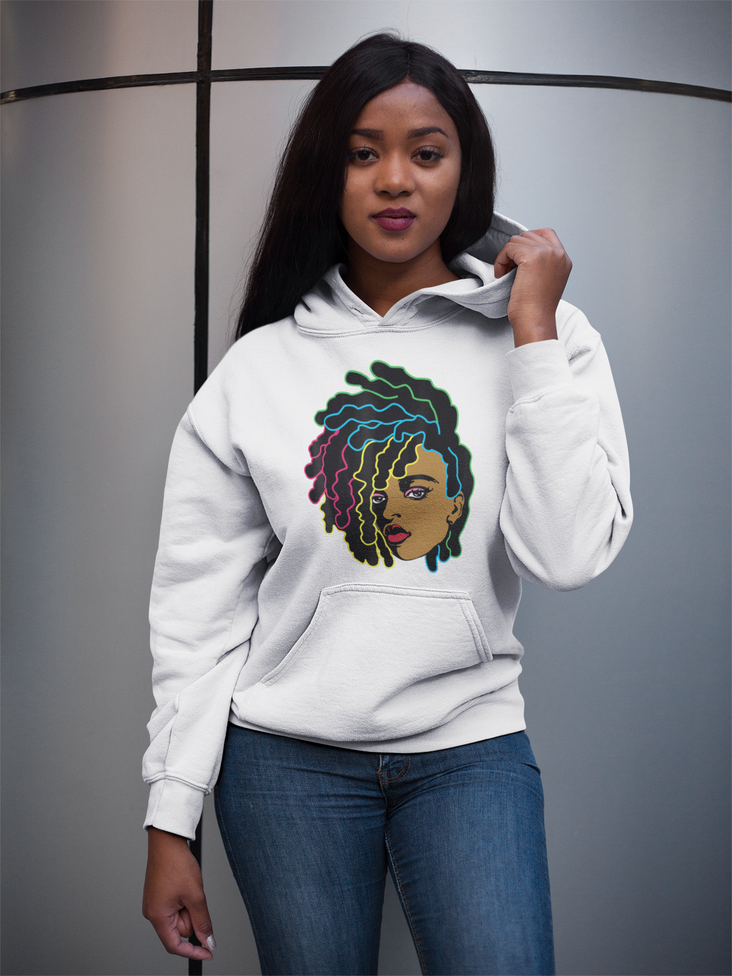 Black Woman Unisex Heavy Blend™ Hoodie