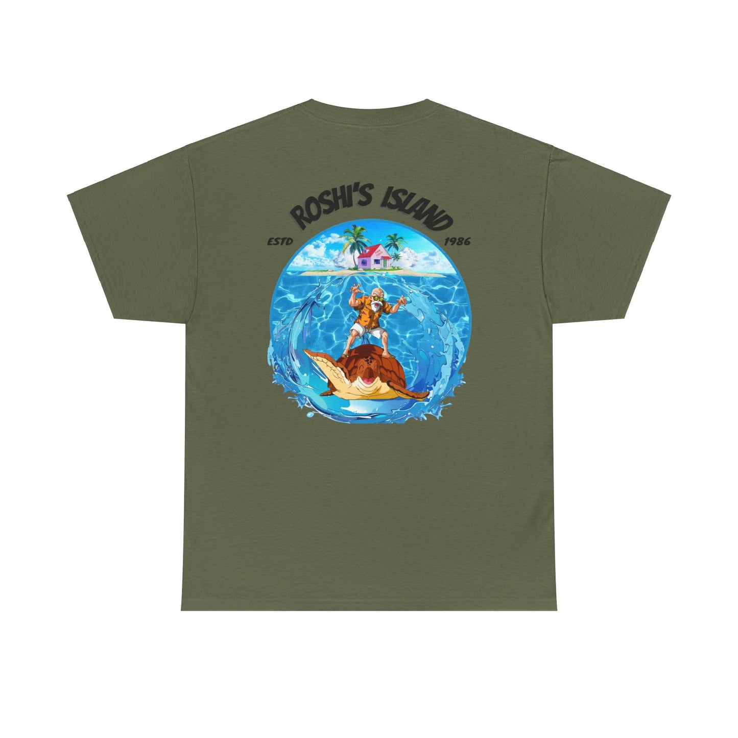 Roshi T-shirt (Roshi in quirky pose)