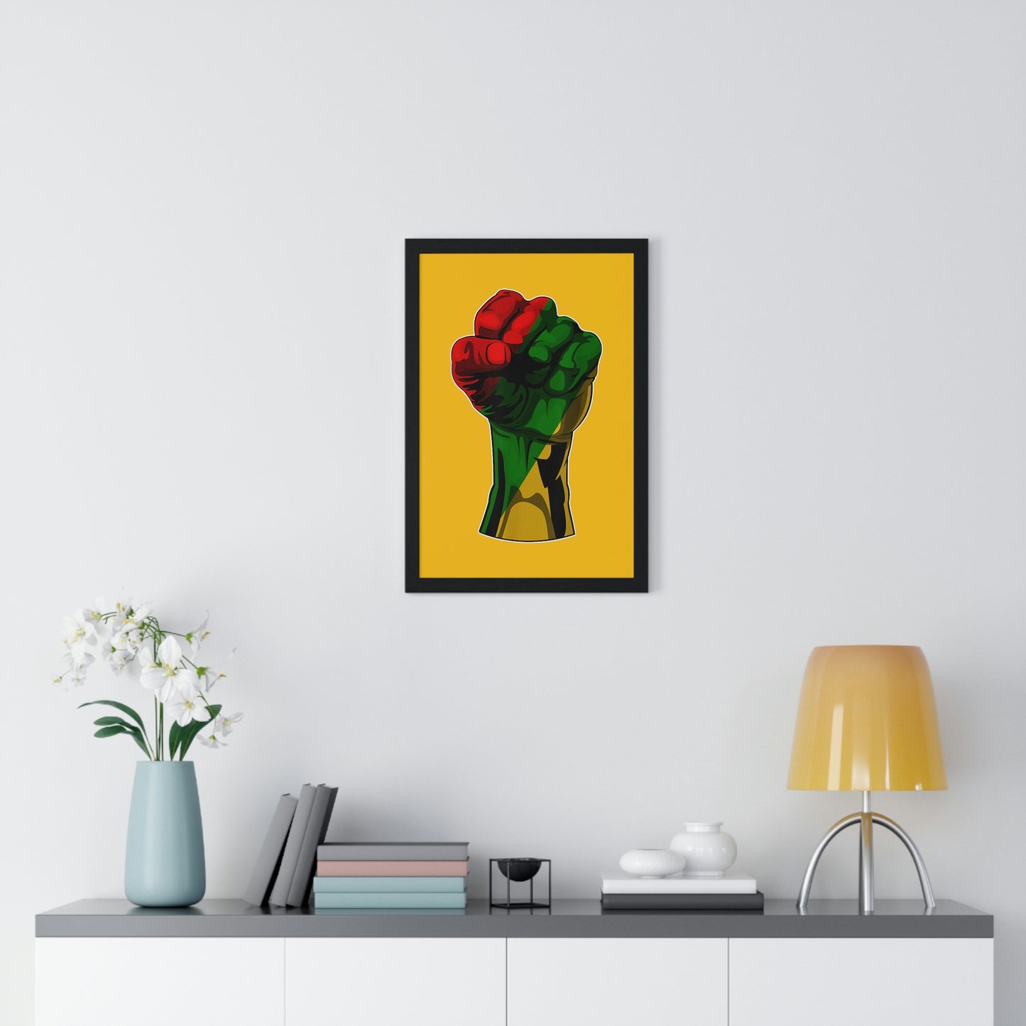 Black History Power Fist Poster