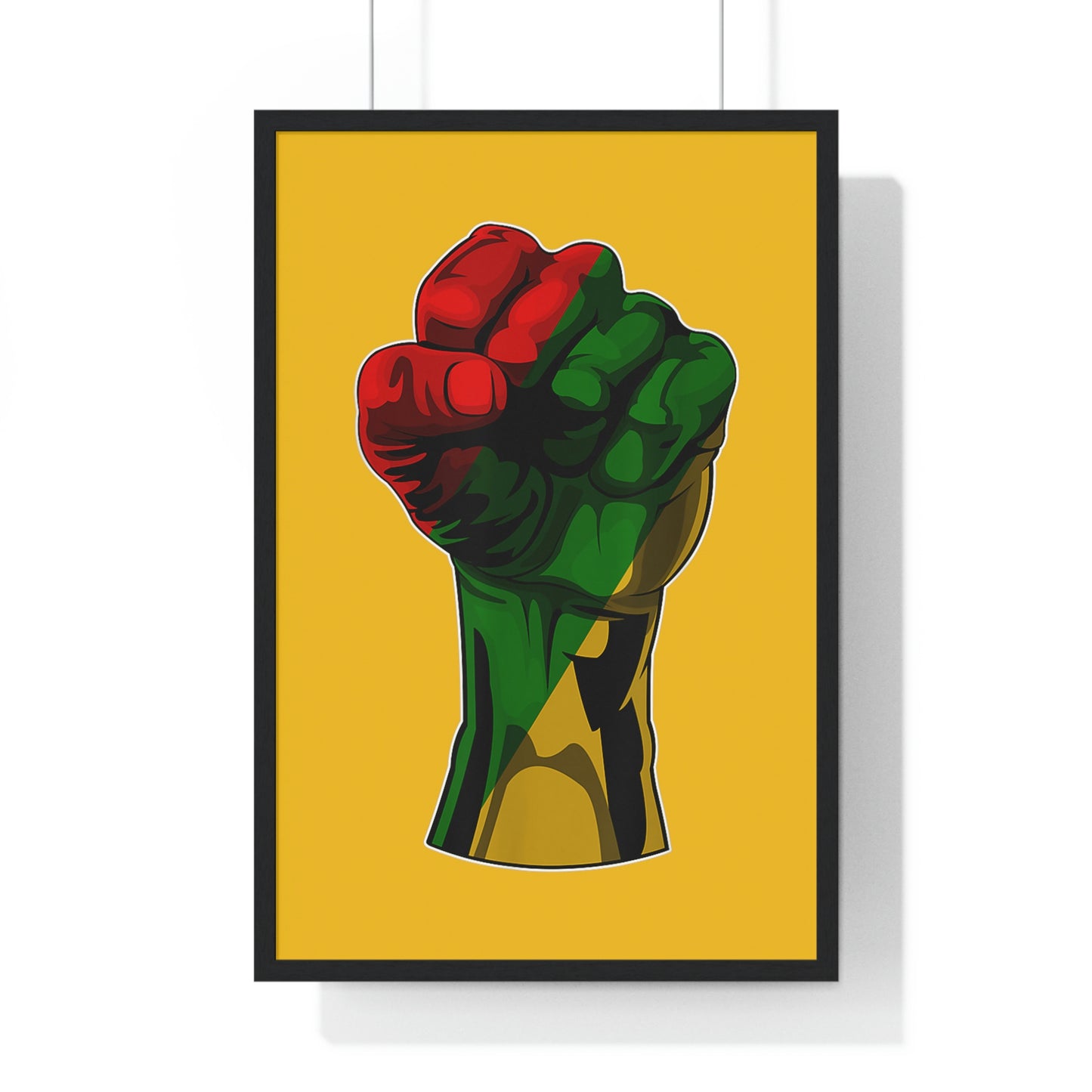 Black History Power Fist Poster