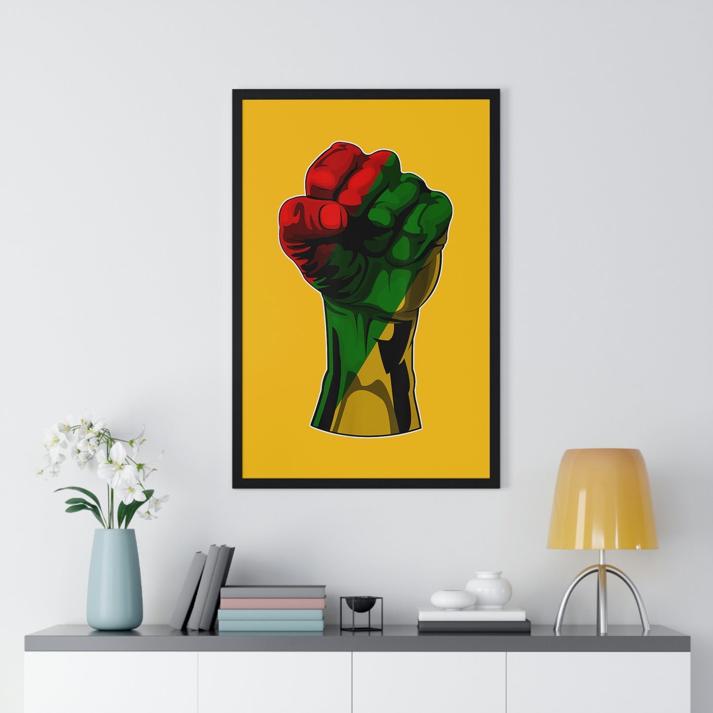 Black History Power Fist Poster