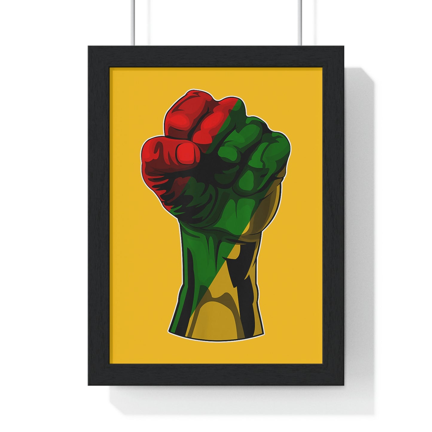 Black History Power Fist Poster