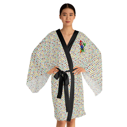 Mario/Yoshi Long Sleeve Kimono Robe.