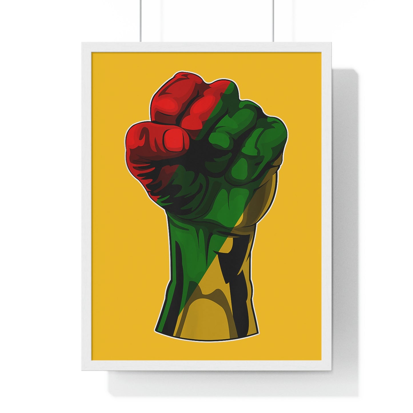 Black History Power Fist Poster