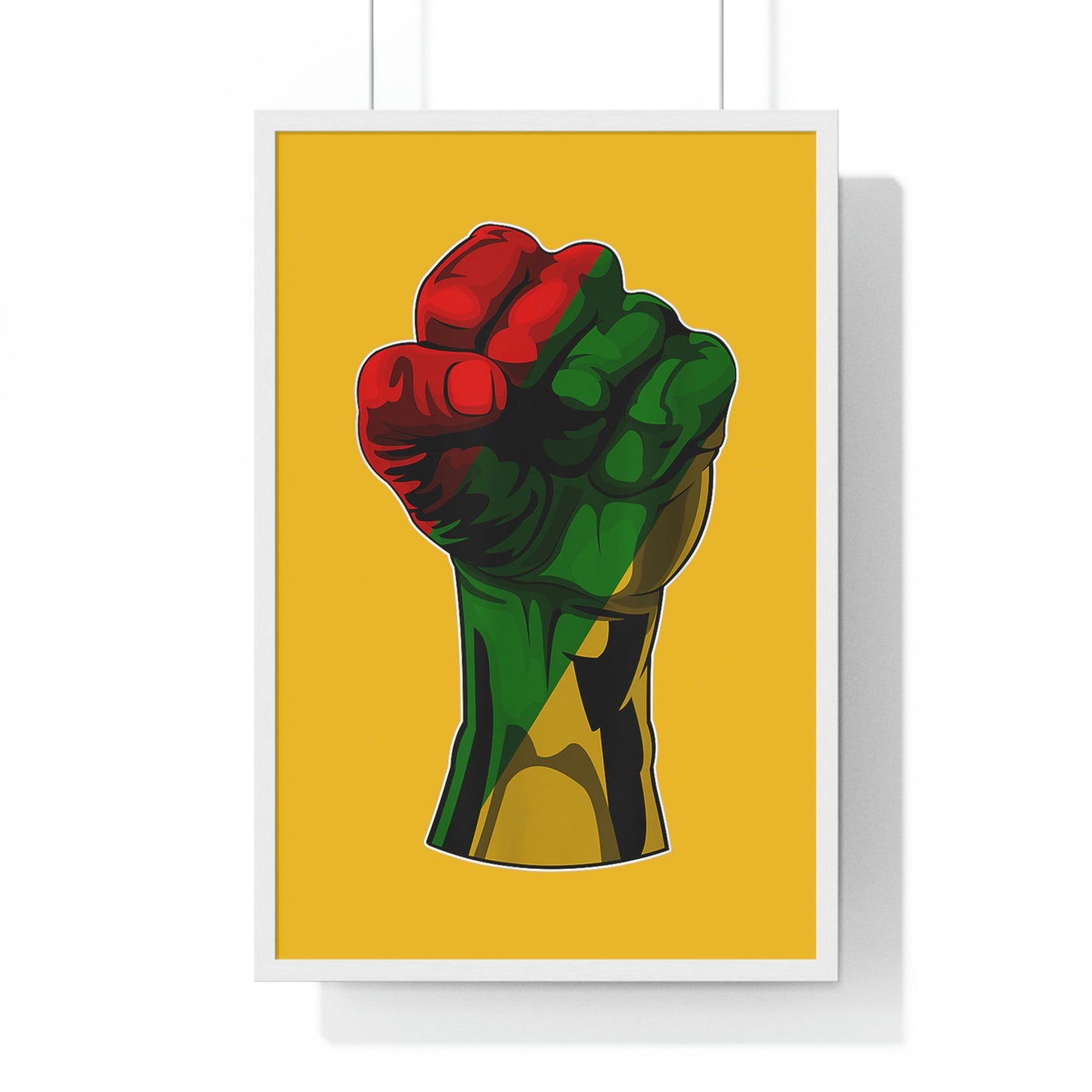 Black History Power Fist Poster