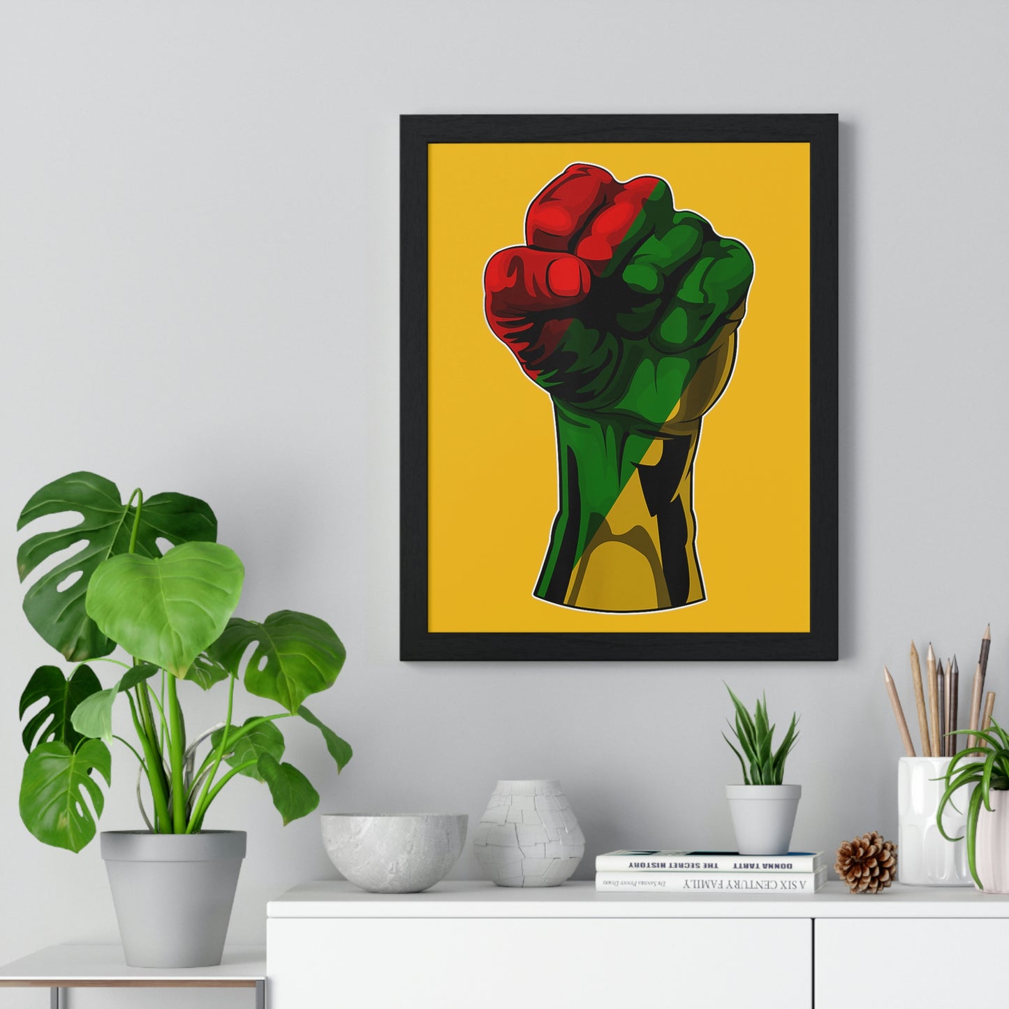 Black History Power Fist Poster