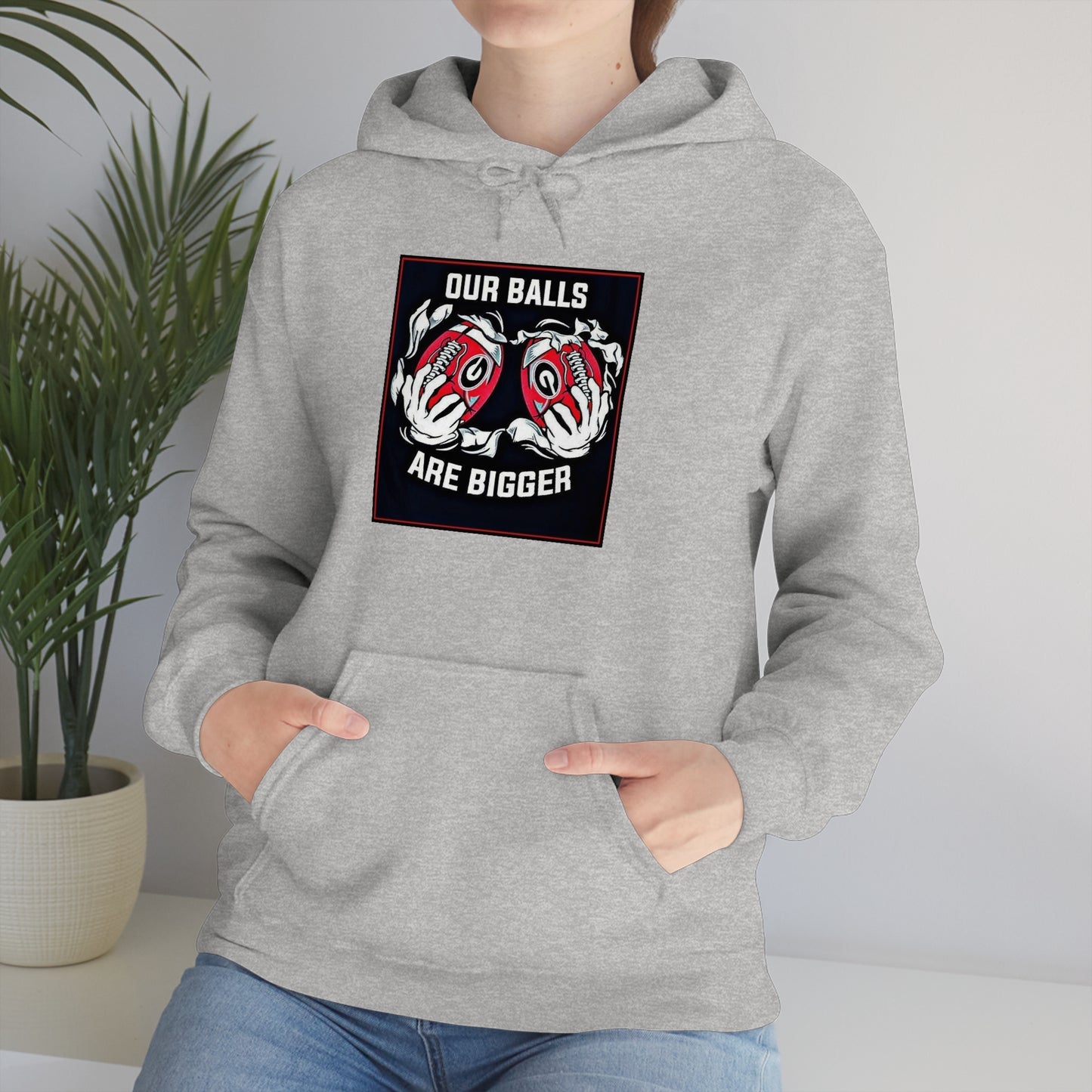 Georgia Bulldogs Unisex Heavy Blend Pullover Hoodie
