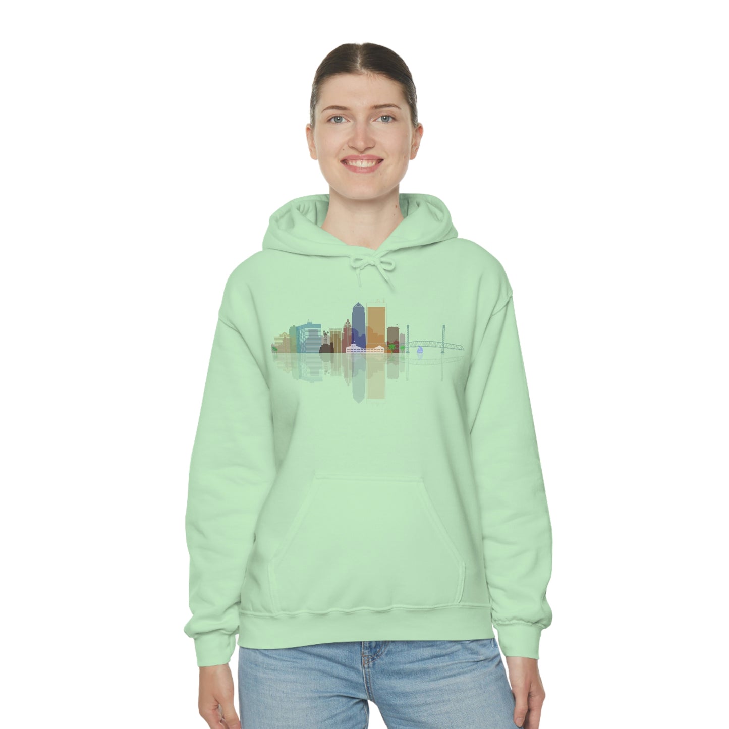 Downtown Jacksonville Unisex Heavy Blend™ Hooded Sweatshirt
