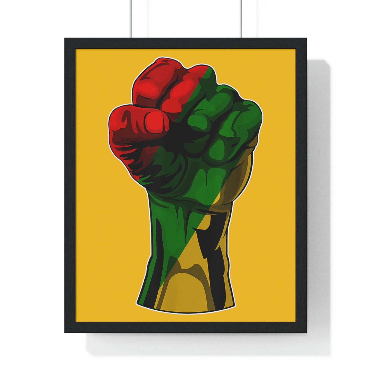 Black History Power Fist Poster