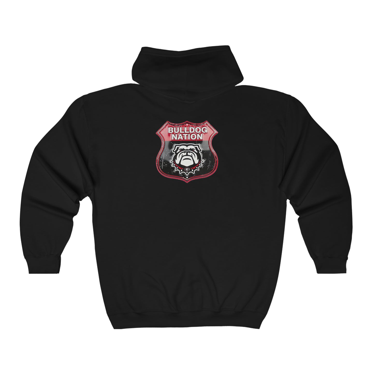 Georgia Bulldogs Unisex Heavy Blend Full Zipper Hoodie