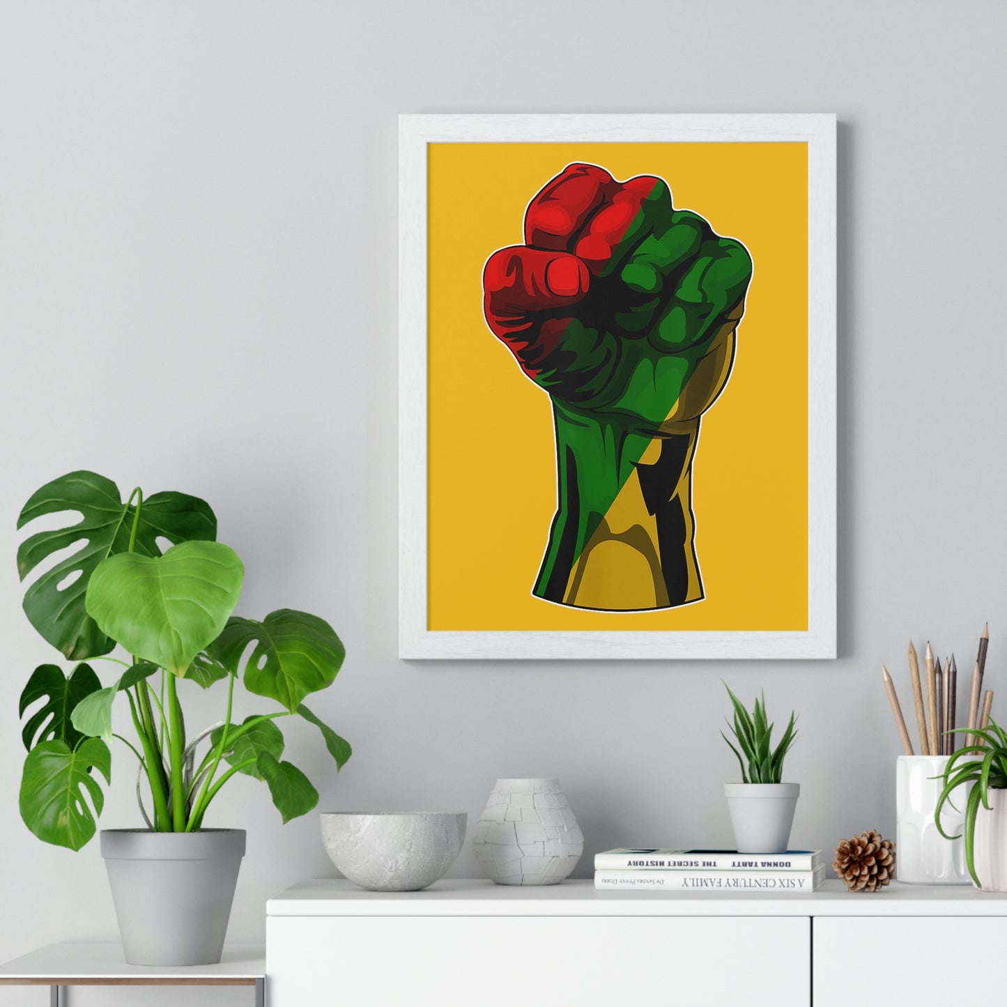 Black History Power Fist Poster