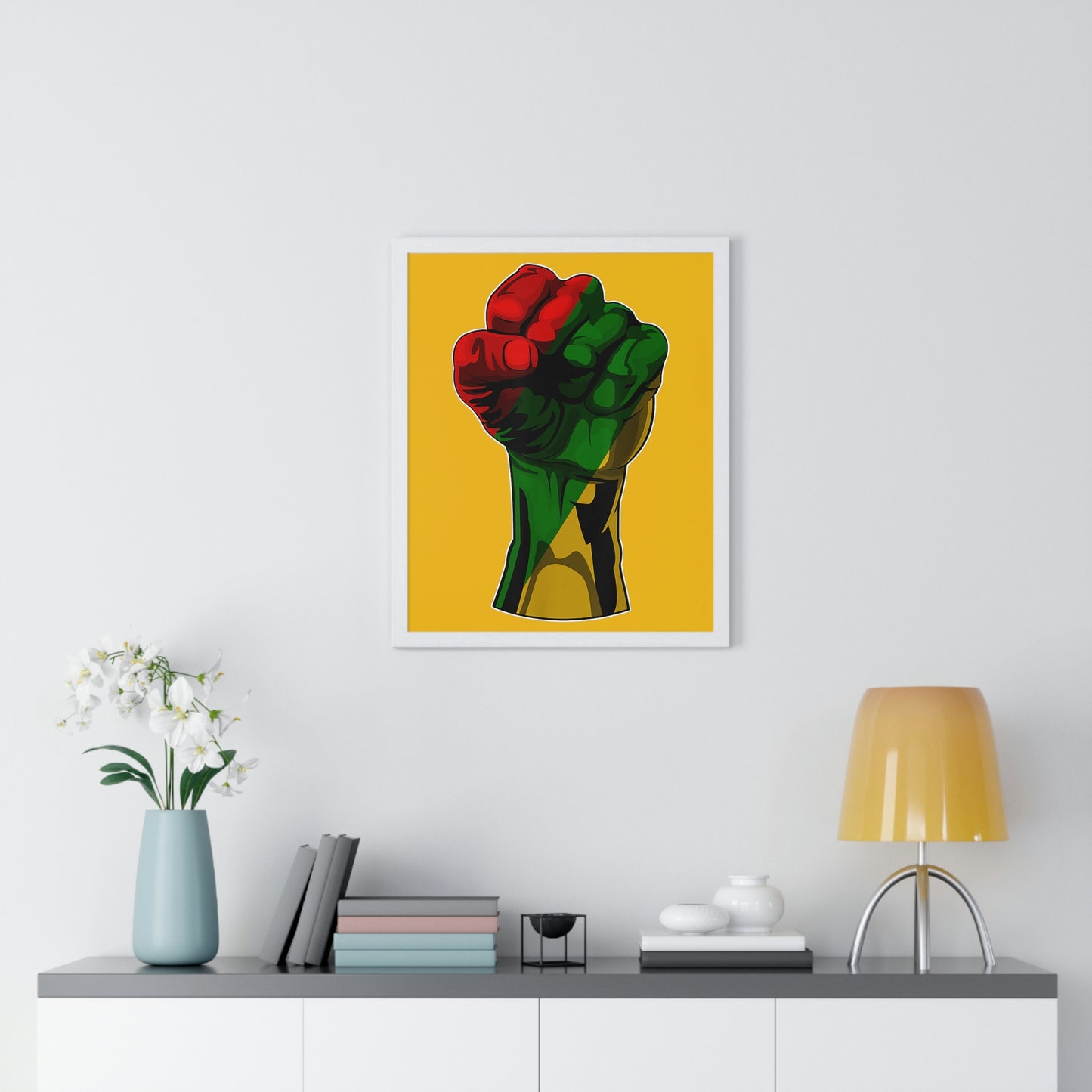 Black History Power Fist Poster