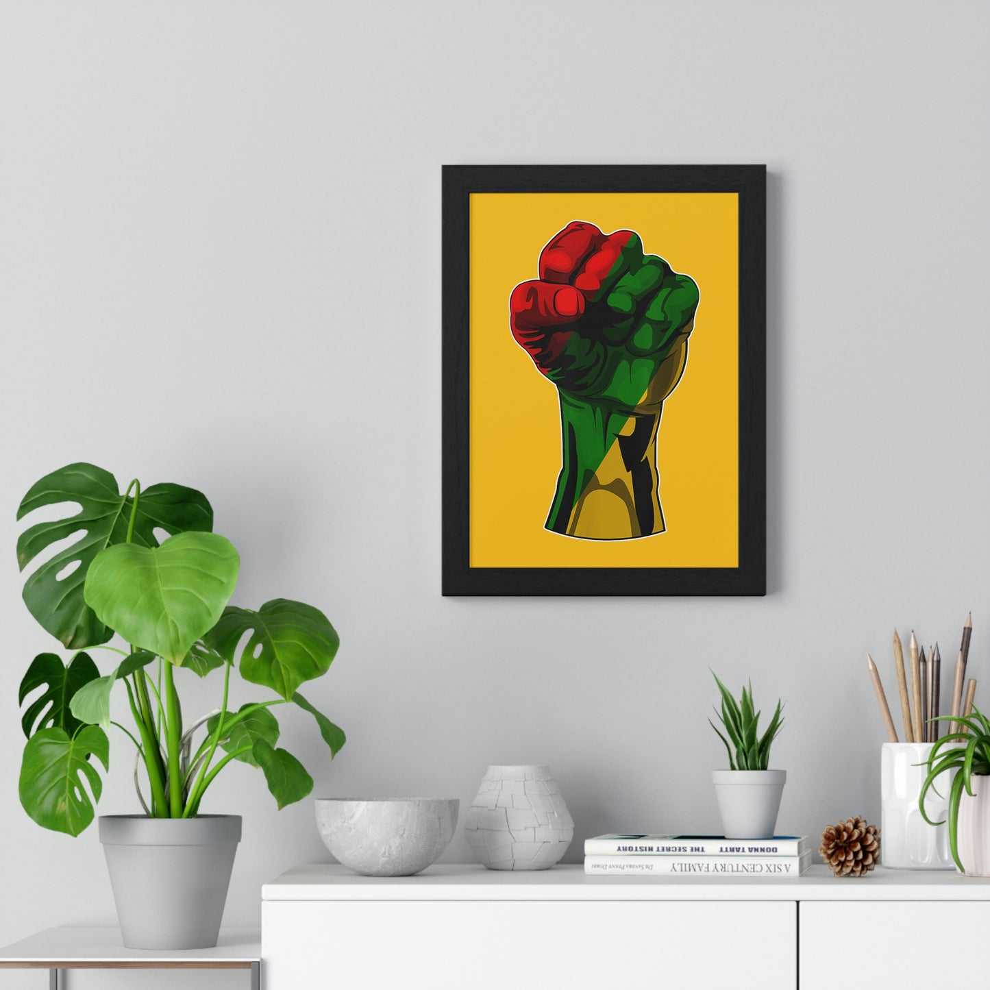 Black History Power Fist Poster