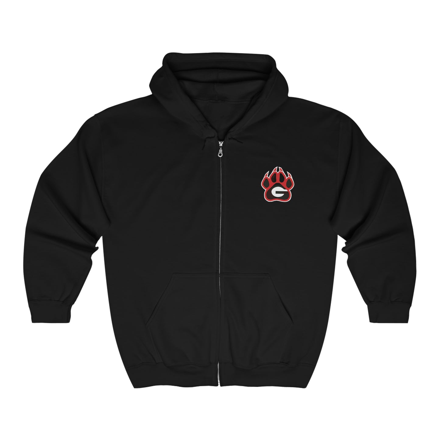Georgia Bulldogs Unisex Heavy Blend Full Zipper Hoodie