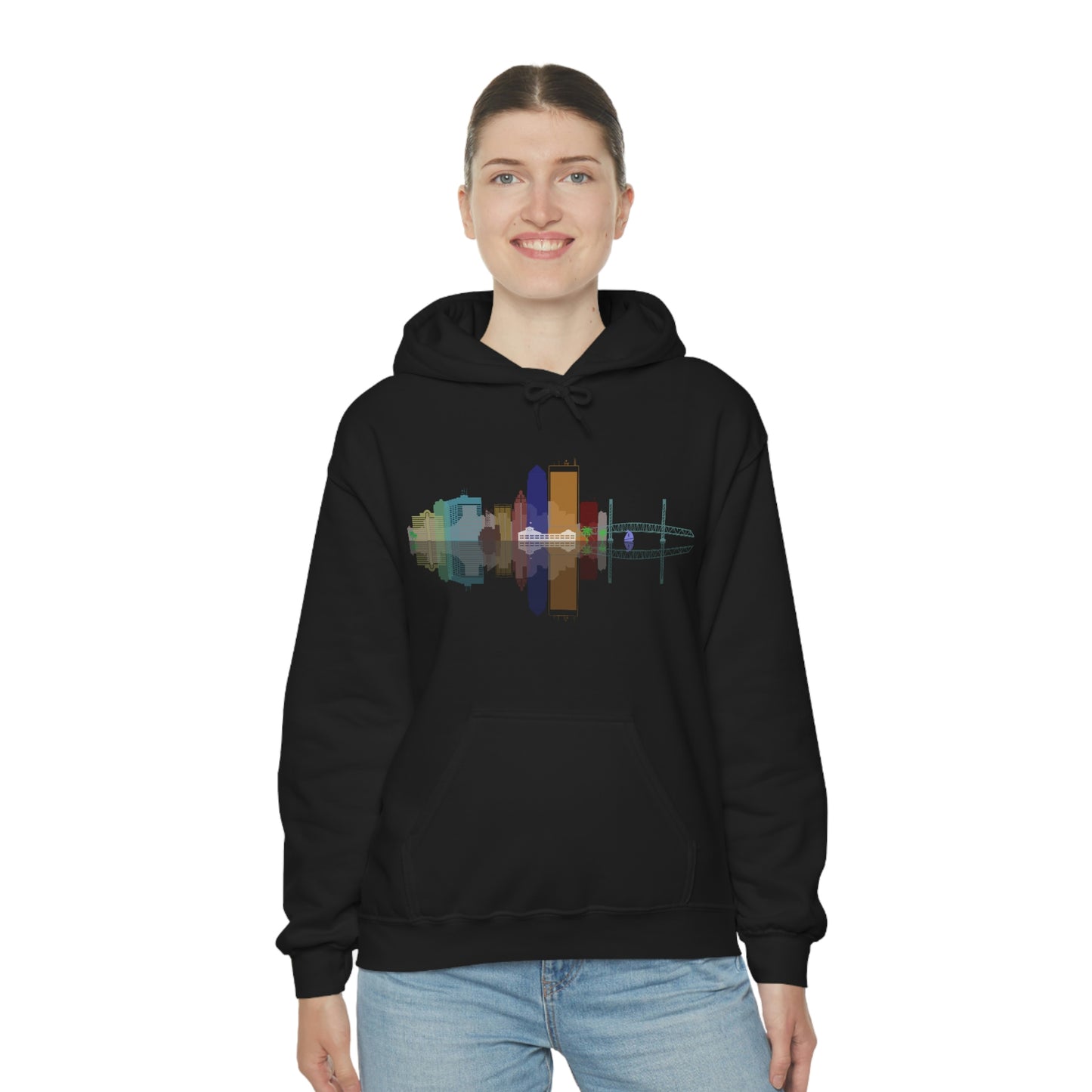 Downtown Jacksonville Unisex Heavy Blend™ Hooded Sweatshirt