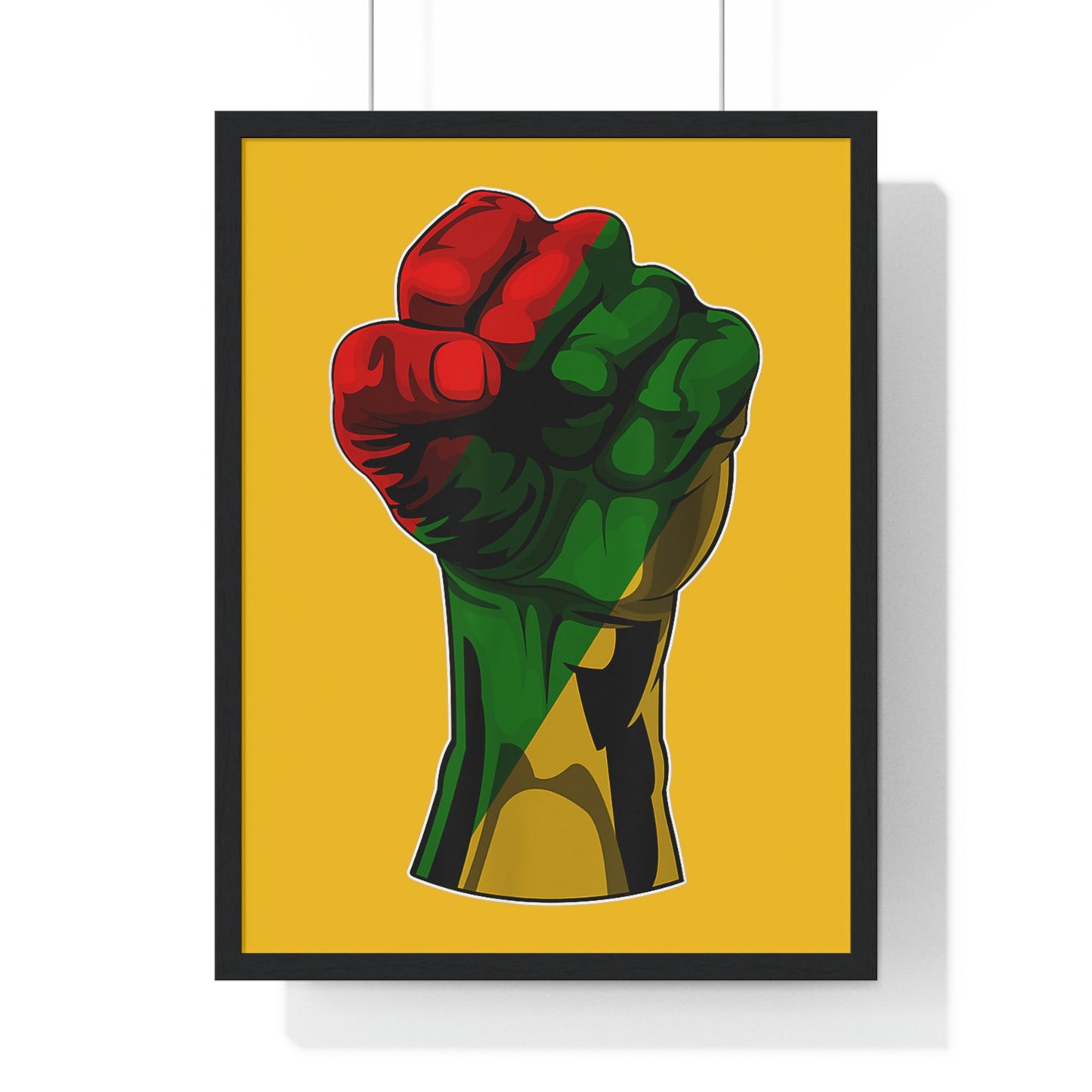 Black History Power Fist Poster