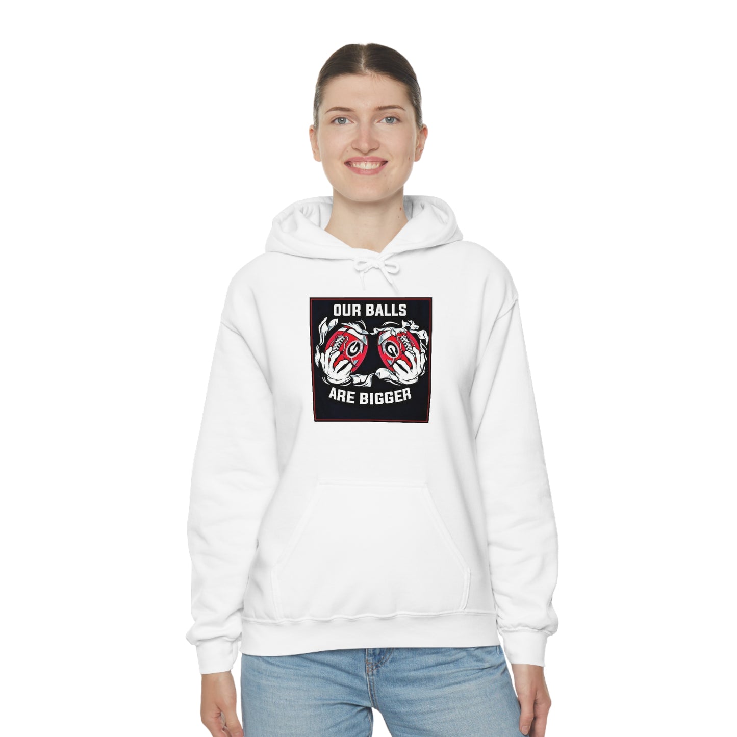 Georgia Bulldogs Unisex Heavy Blend Pullover Hoodie