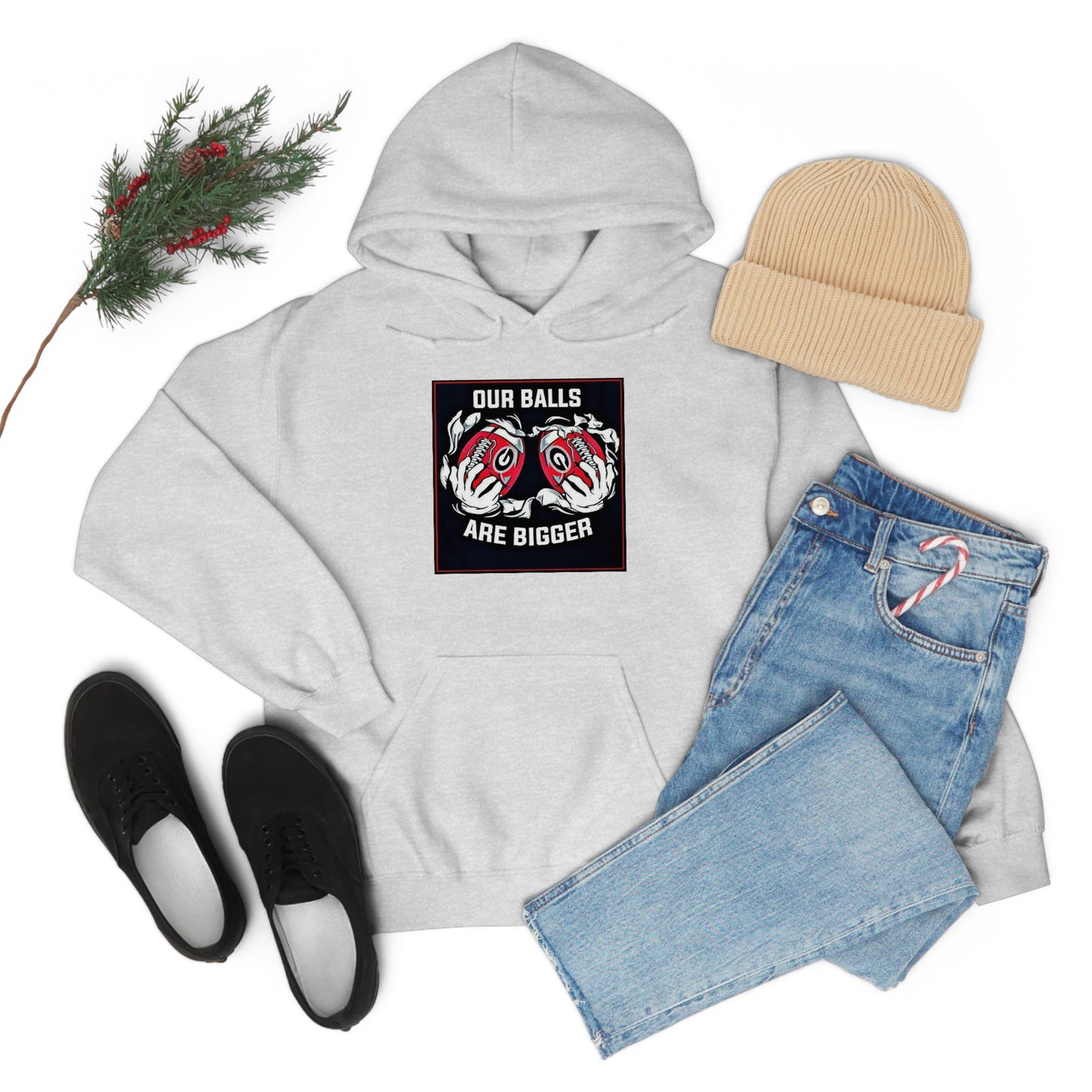 Georgia Bulldogs Unisex Heavy Blend Pullover Hoodie