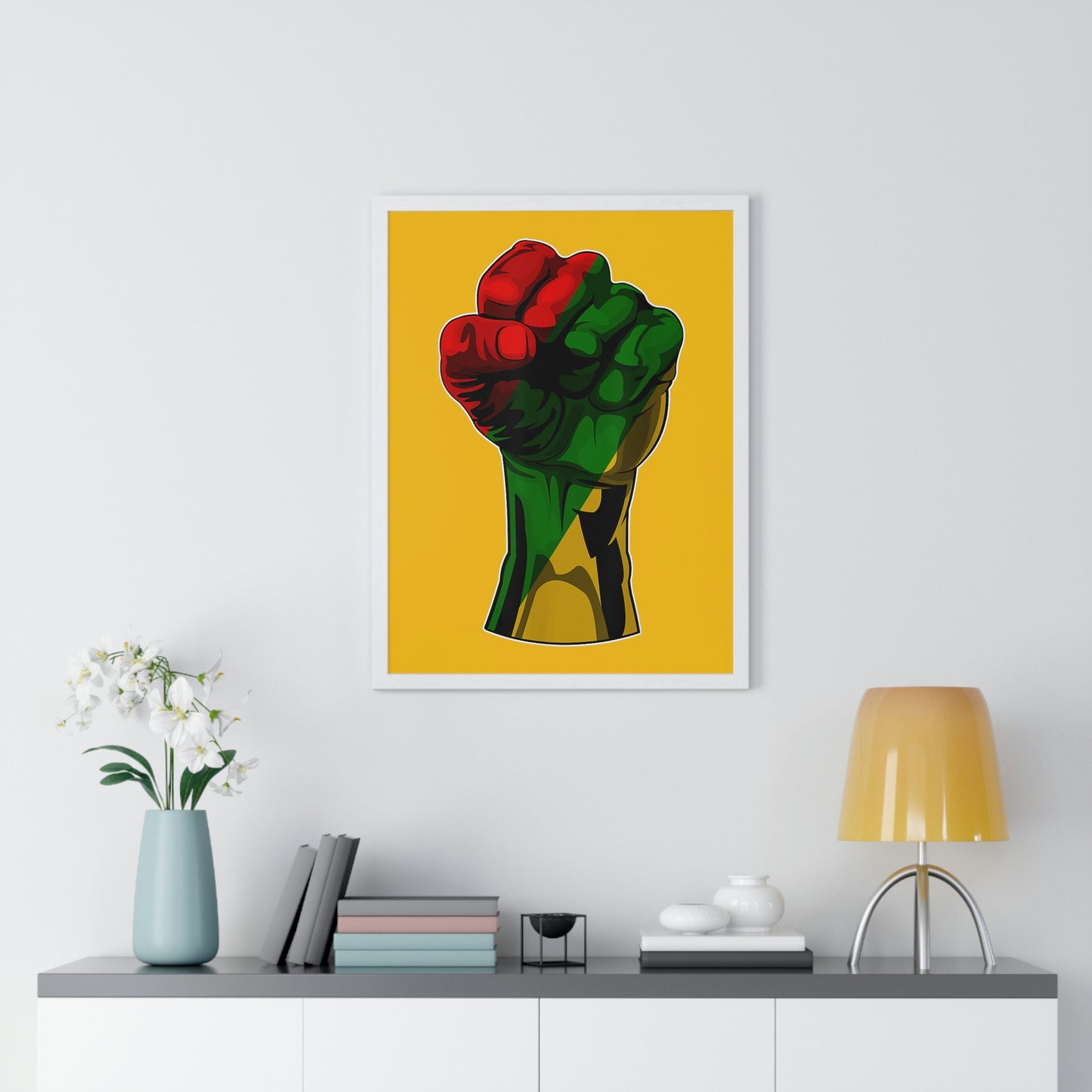 Black History Power Fist Poster