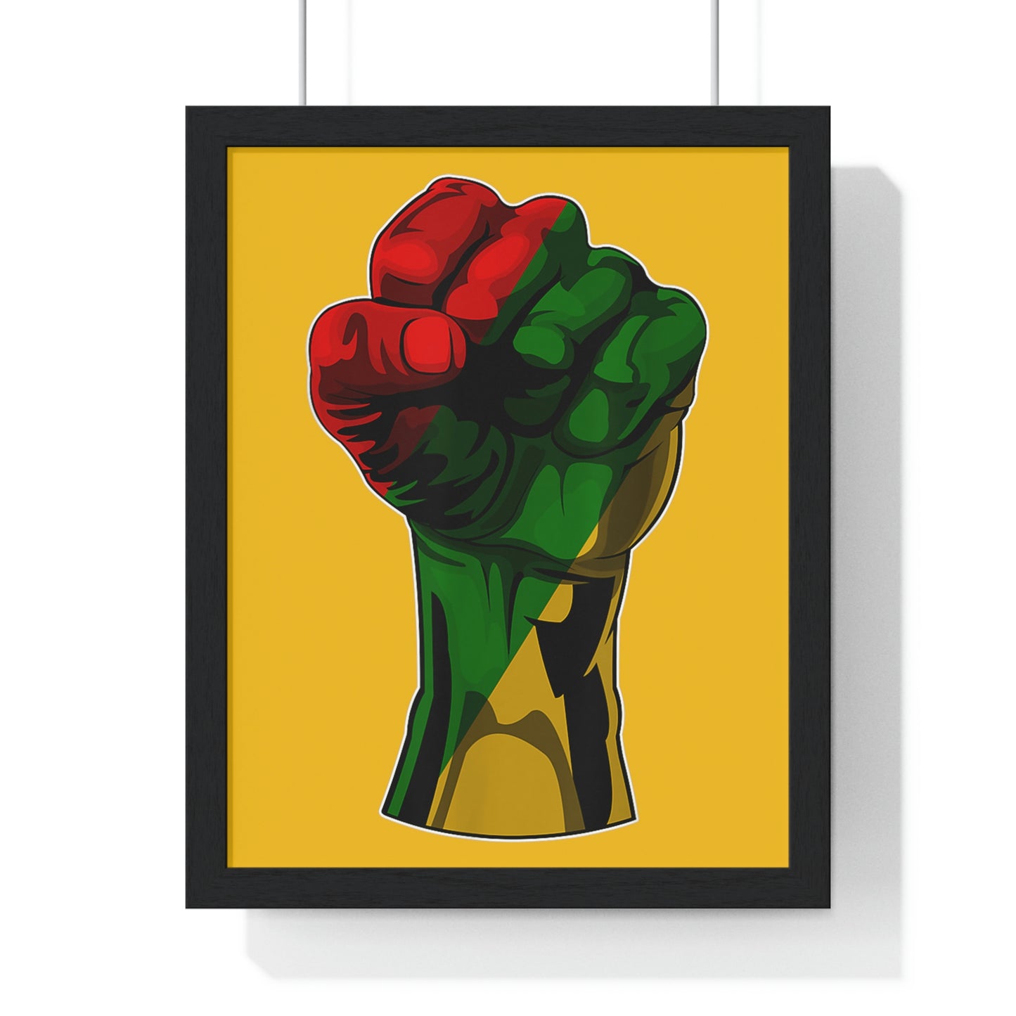 Black History Power Fist Poster