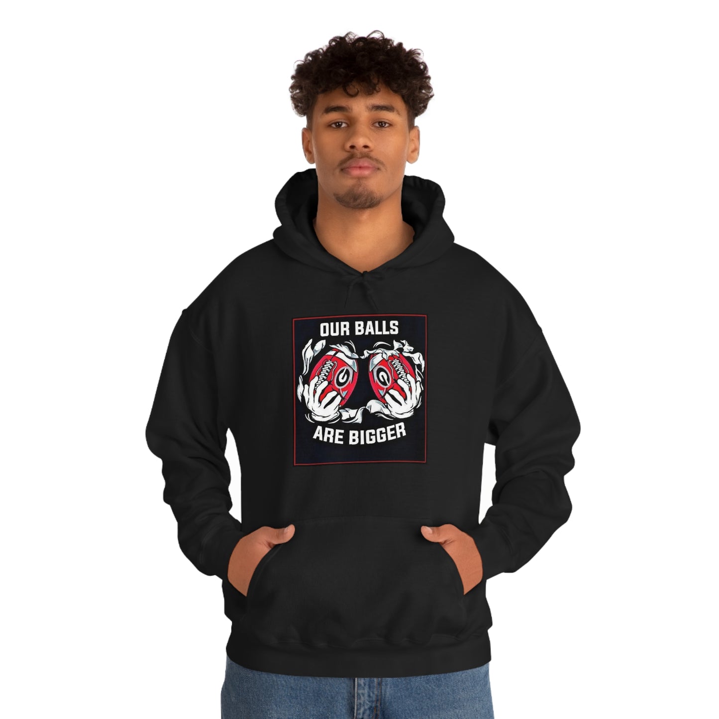 Georgia Bulldogs Unisex Heavy Blend Pullover Hoodie