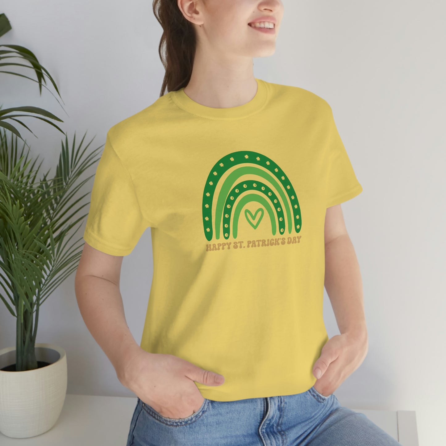 Happy St Patricks Day Unisex Jersey Short Sleeve Tee