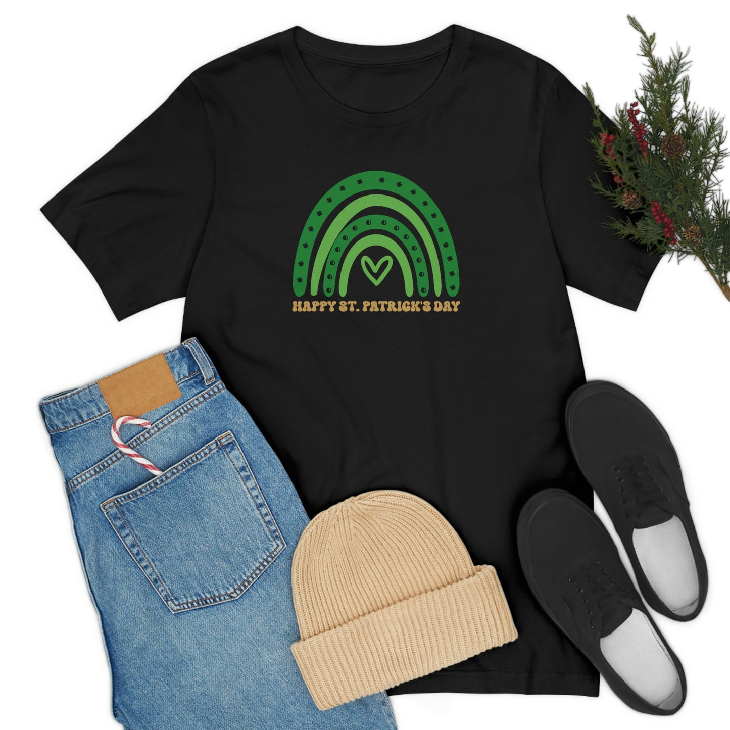 Happy St Patricks Day Unisex Jersey Short Sleeve Tee