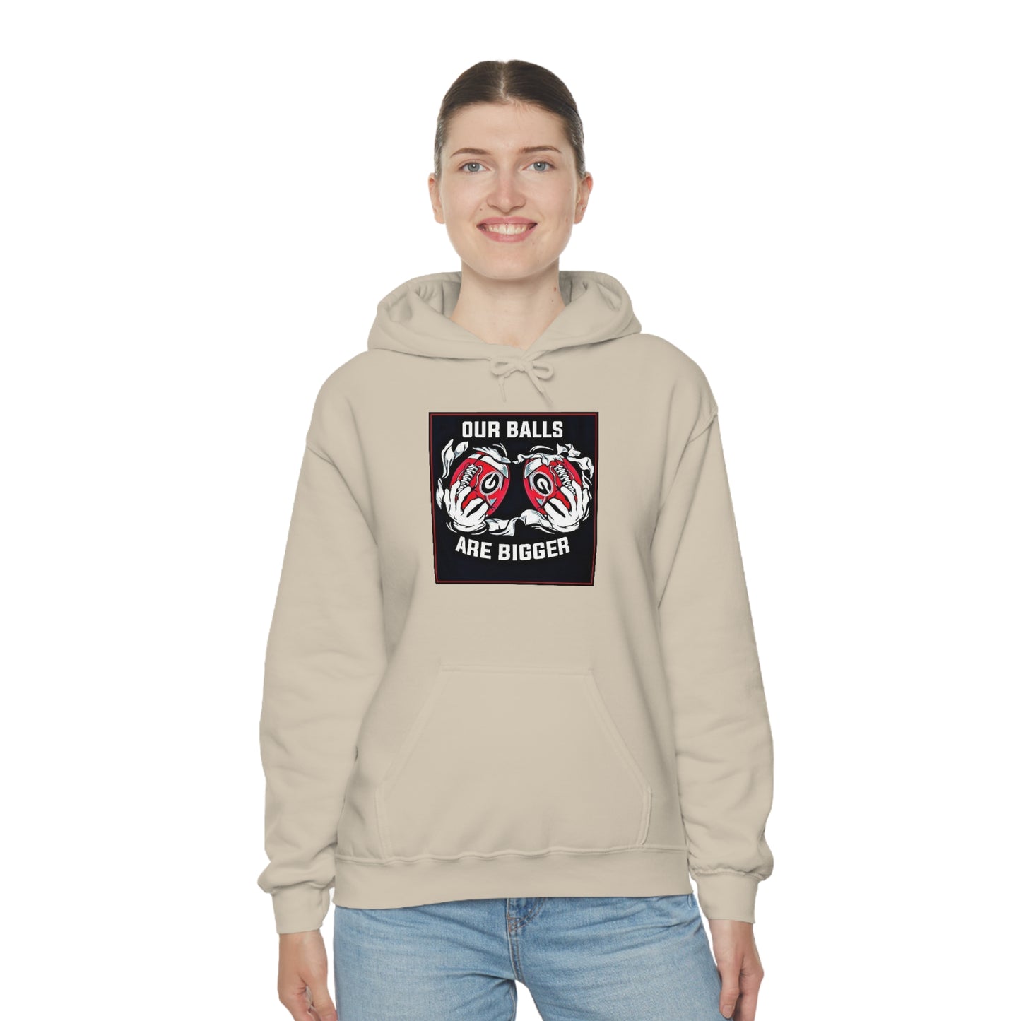 Georgia Bulldogs Unisex Heavy Blend Pullover Hoodie